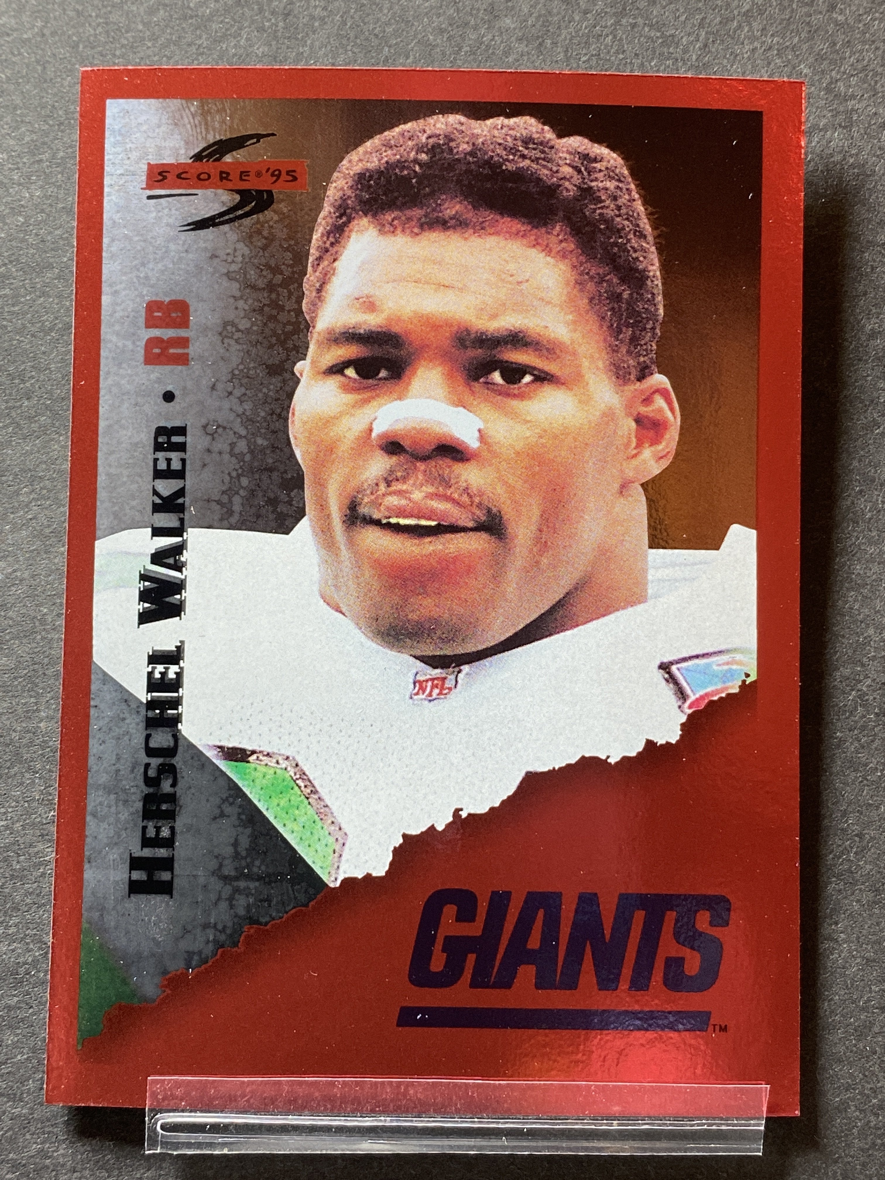 Herschel Walker 196 Score 1995 Football Card New York Giants