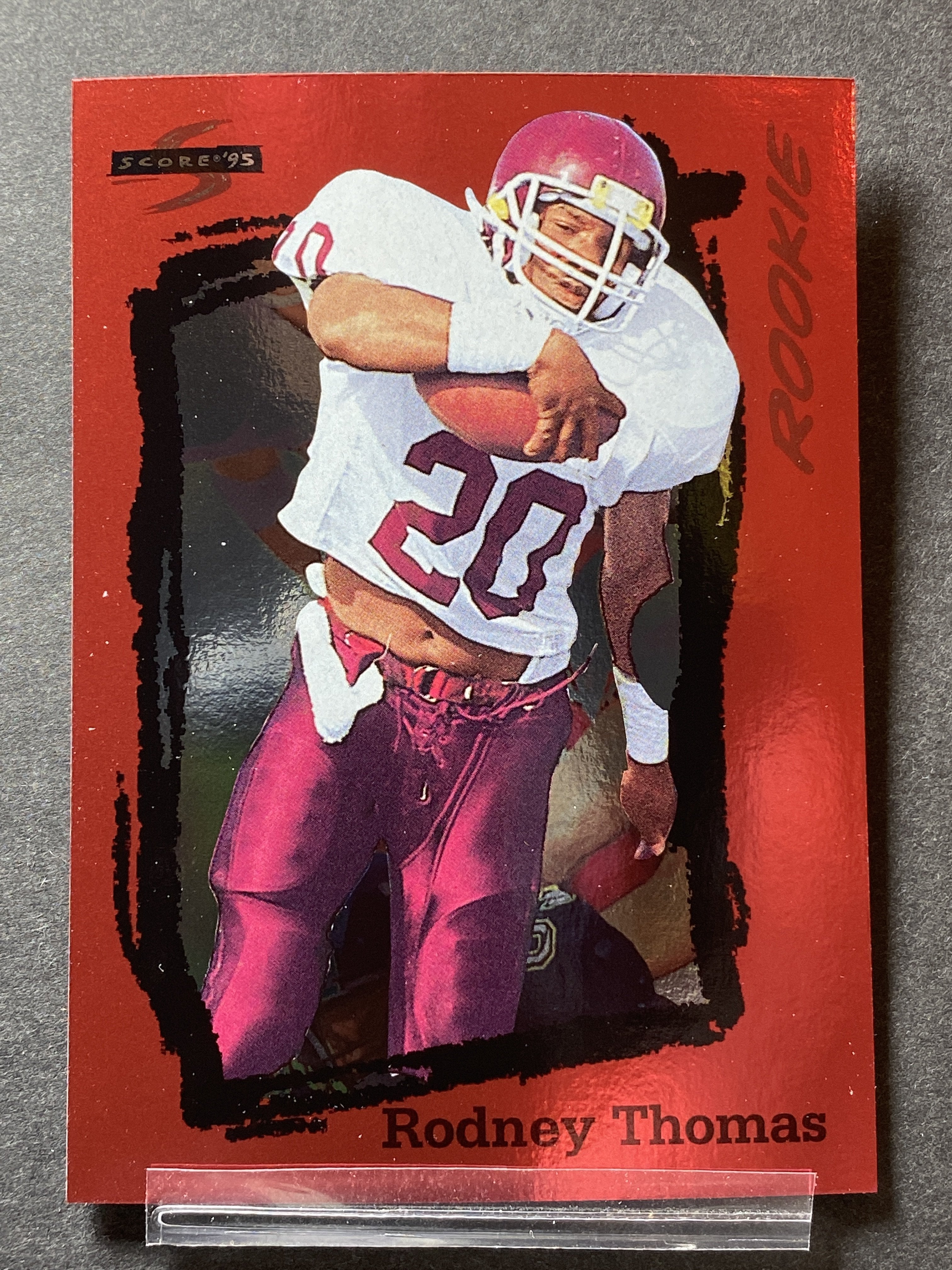 Rodney Thomas 252 Score 1995 Football Card Houston Oilers