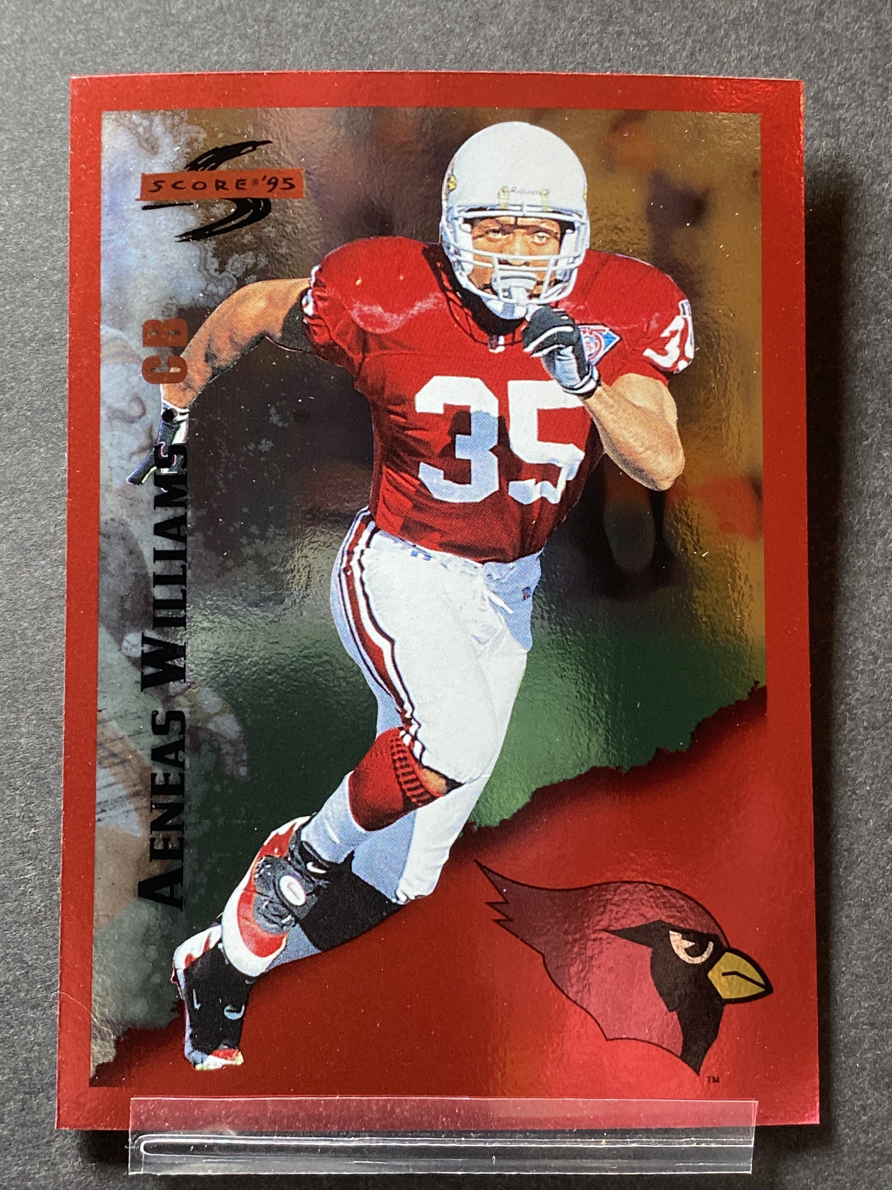 Aeneas Williams 29 Score 1995 Football Card Arizona Cardinals