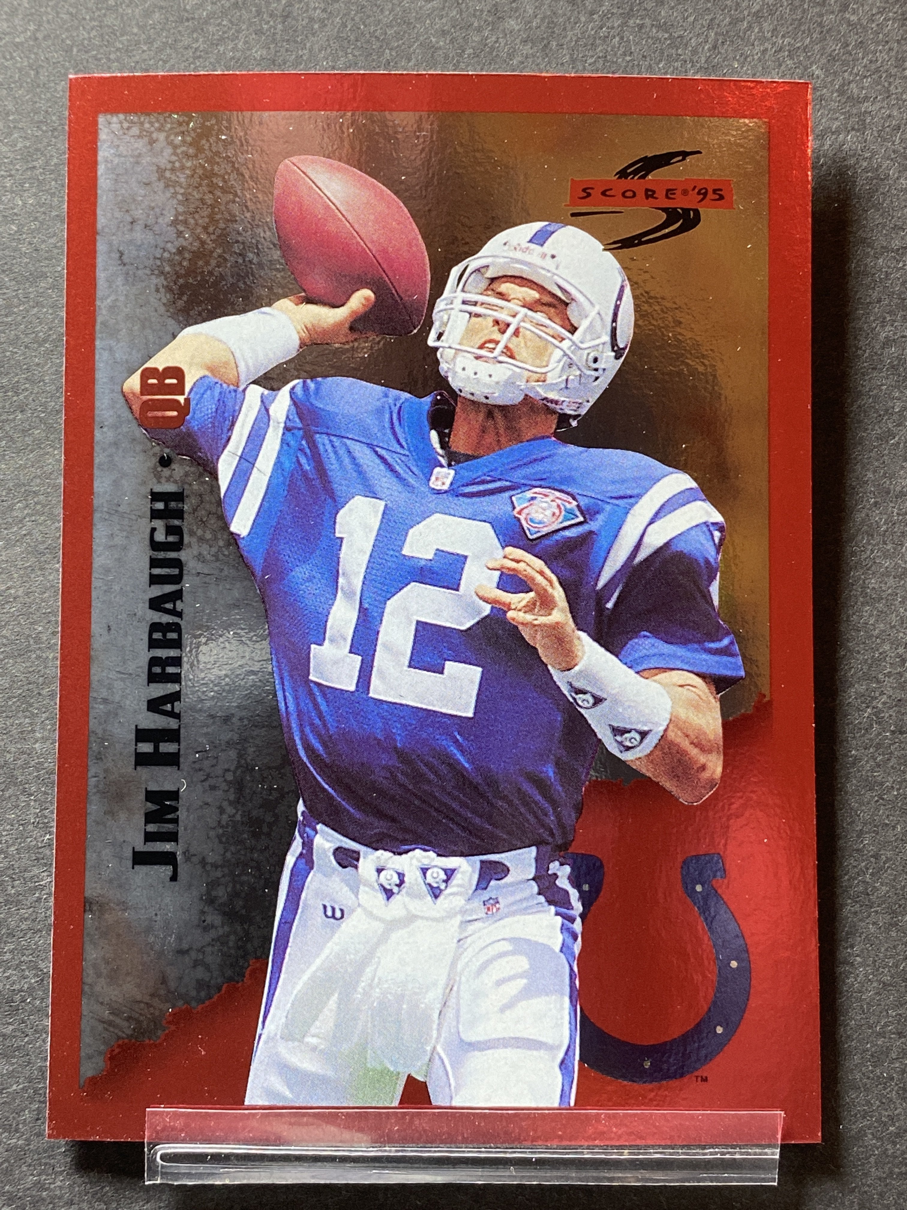 Jim Harbaugh 193 Score 1995 Football Card Indianapolis Colts