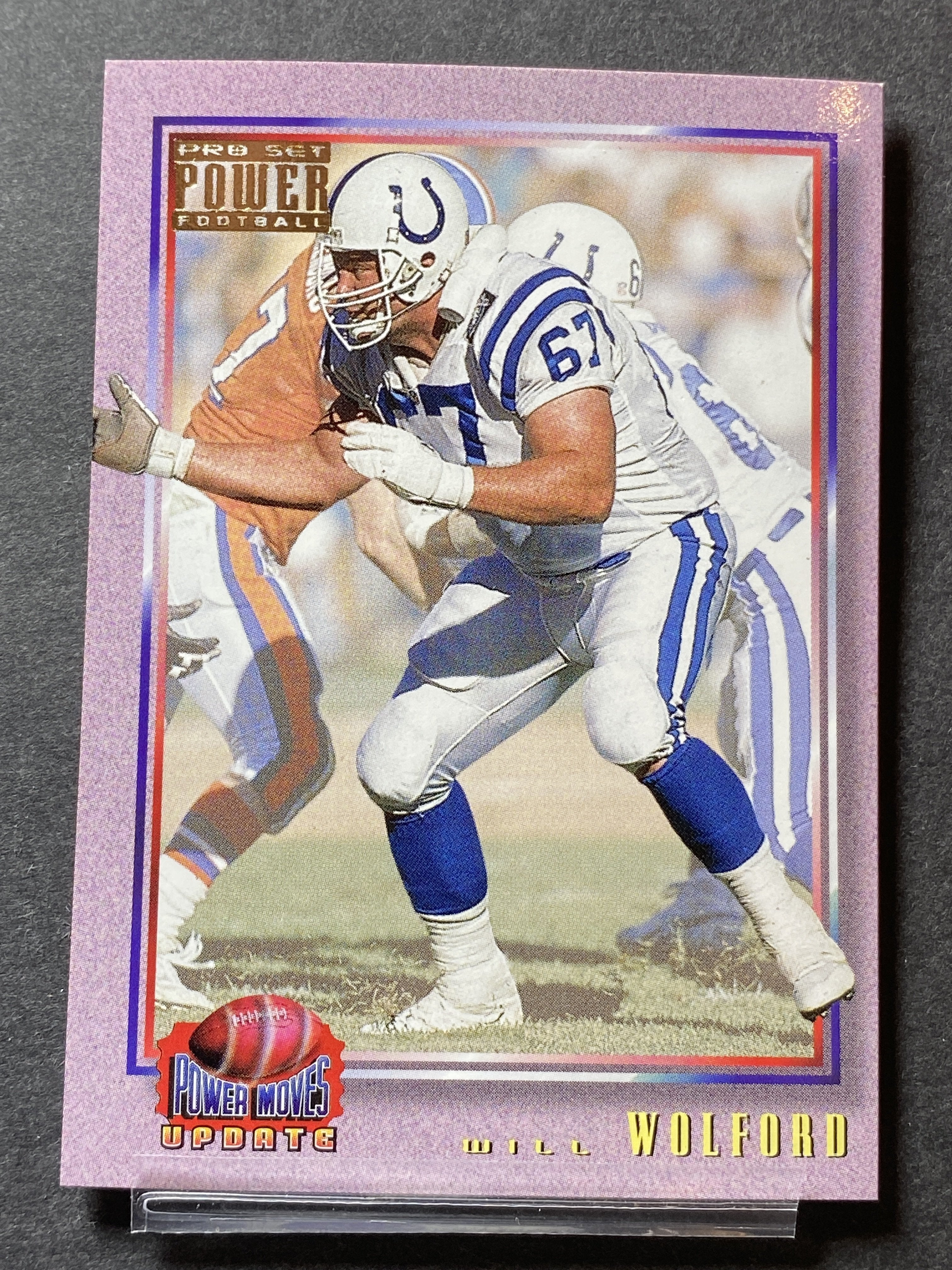 Will Wolford 1993 Pro Set Football Card Indianapolis Colts