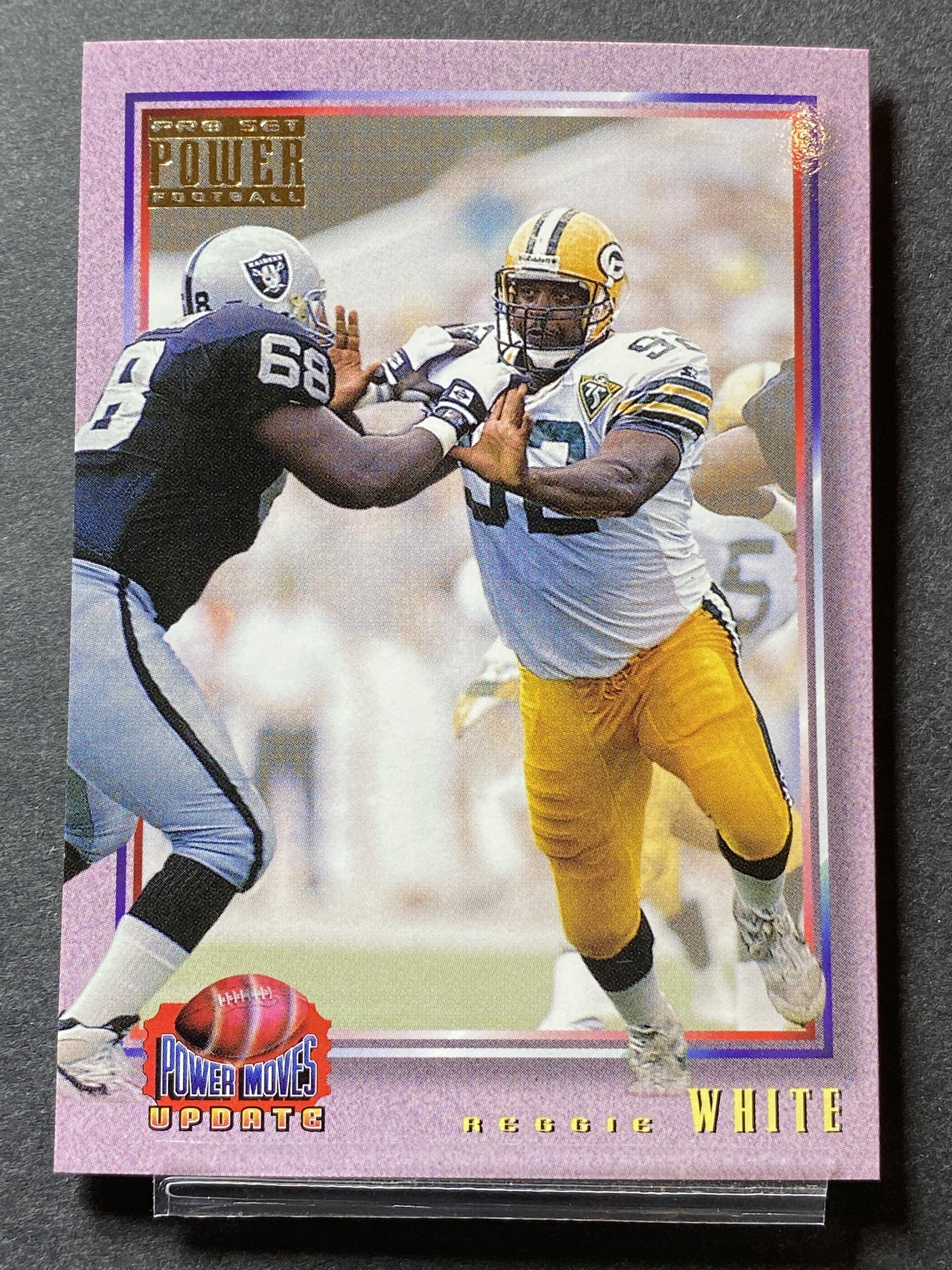 Reggie White PMUD8 1993 Pro Set Football Card Green Bay Packers