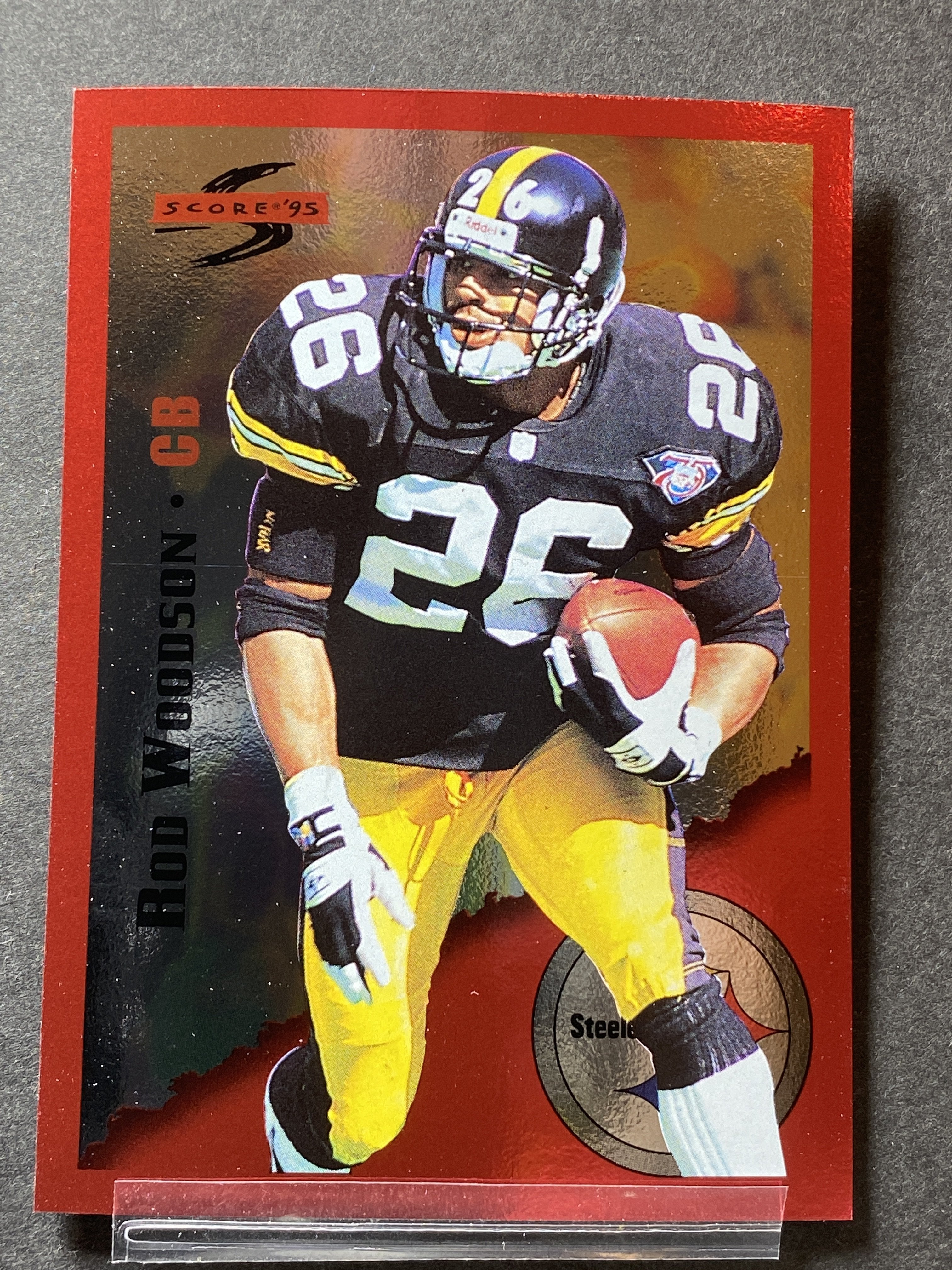 Rod Woodson 6 Score 1995 Football Card Pittsburg Steelers