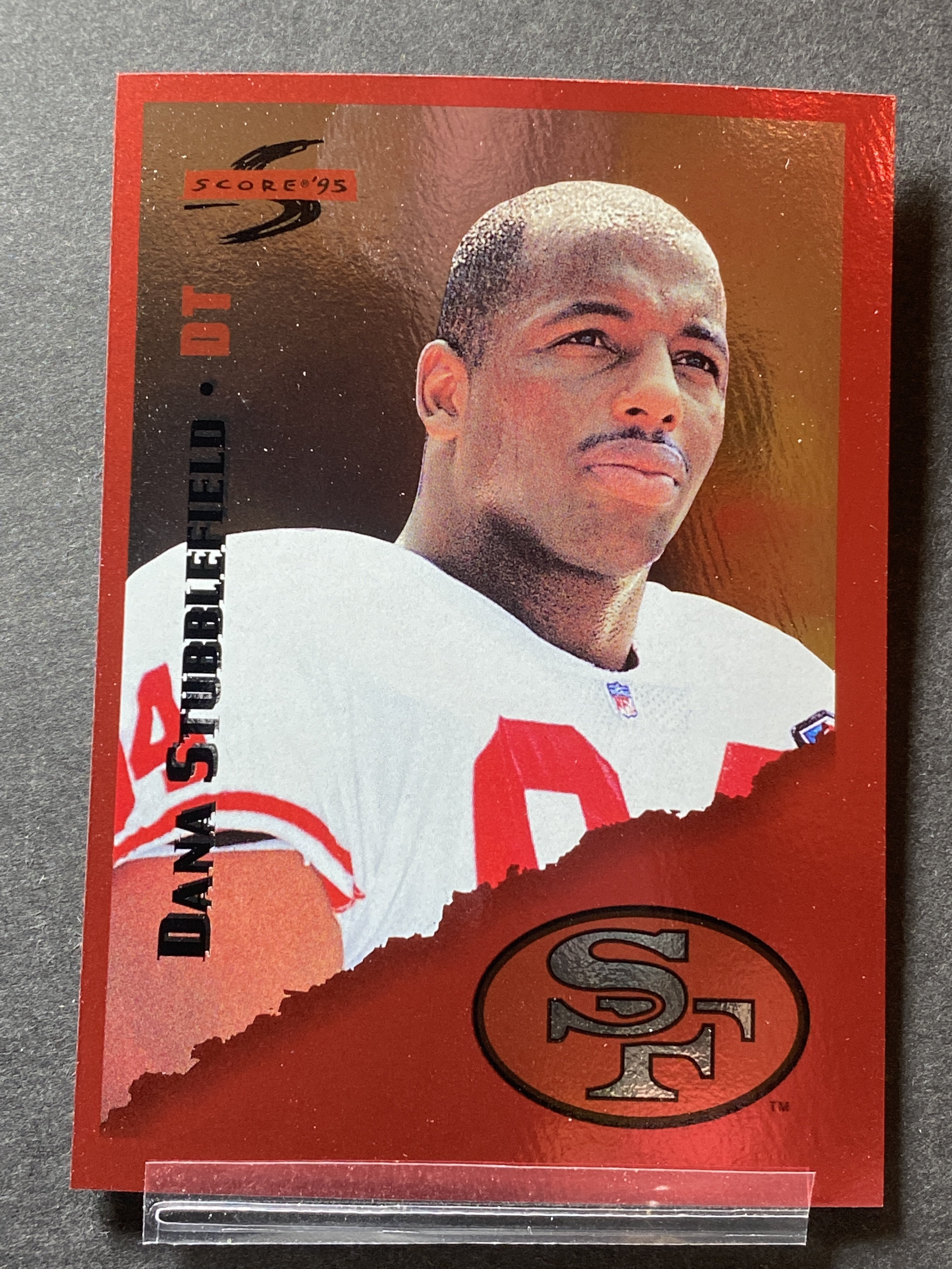 Dana Stubblefield 148 Score 1995 Football Card San Francisco 49ers