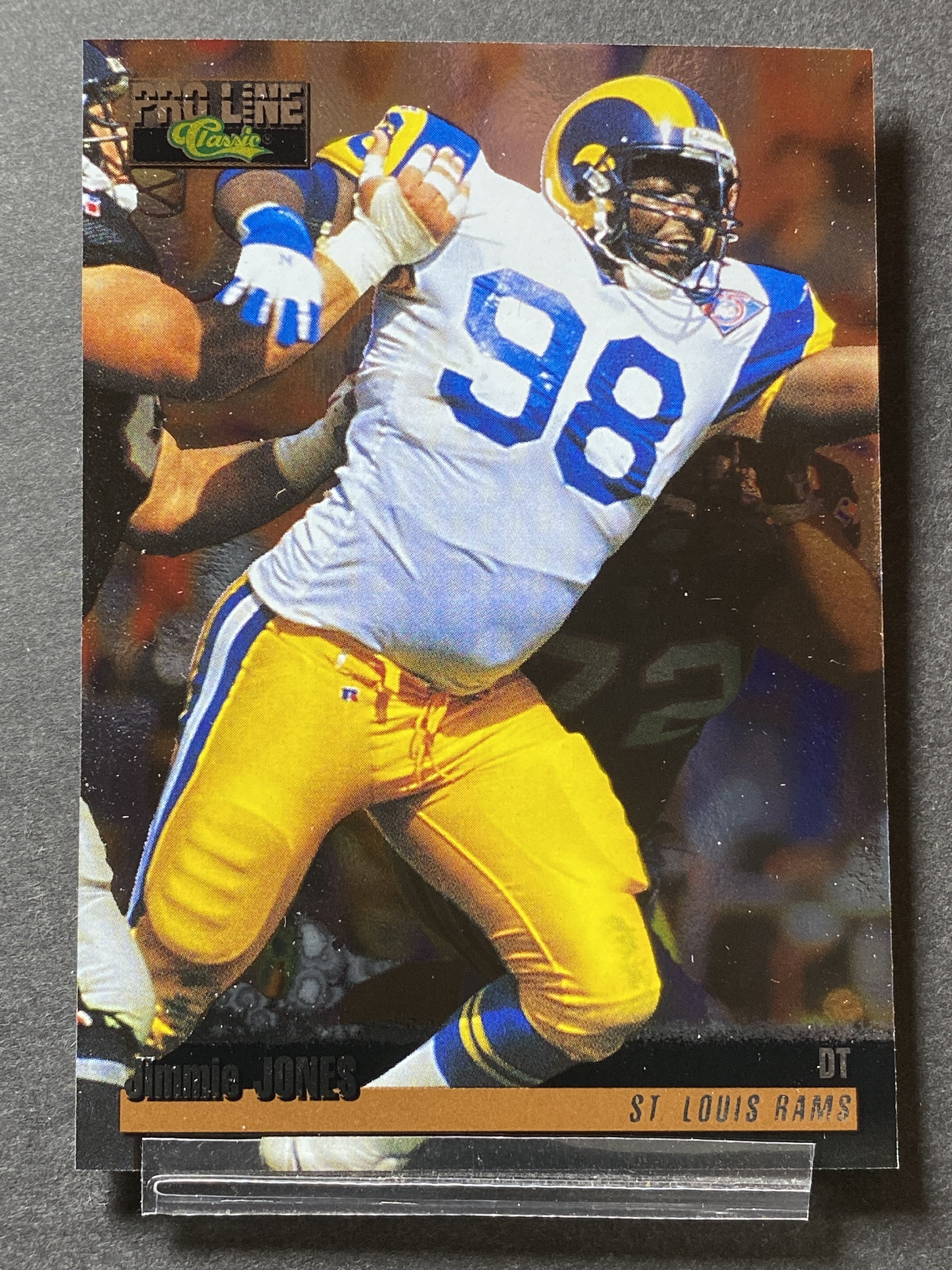 Jimmie Jones 96 Pro Line Classic 1995 Football Card Rams