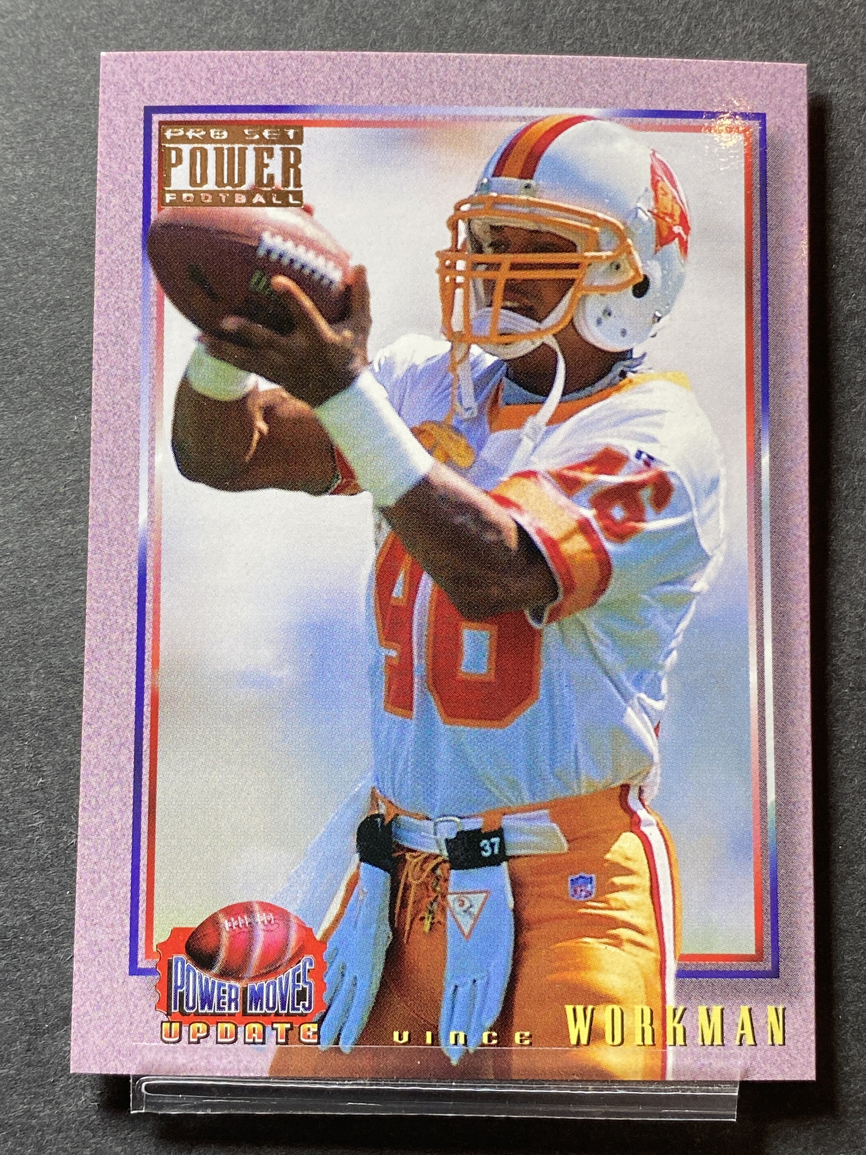 Vince Workman 1993 Pro Set Football Card Tampa Bay Buccaneers