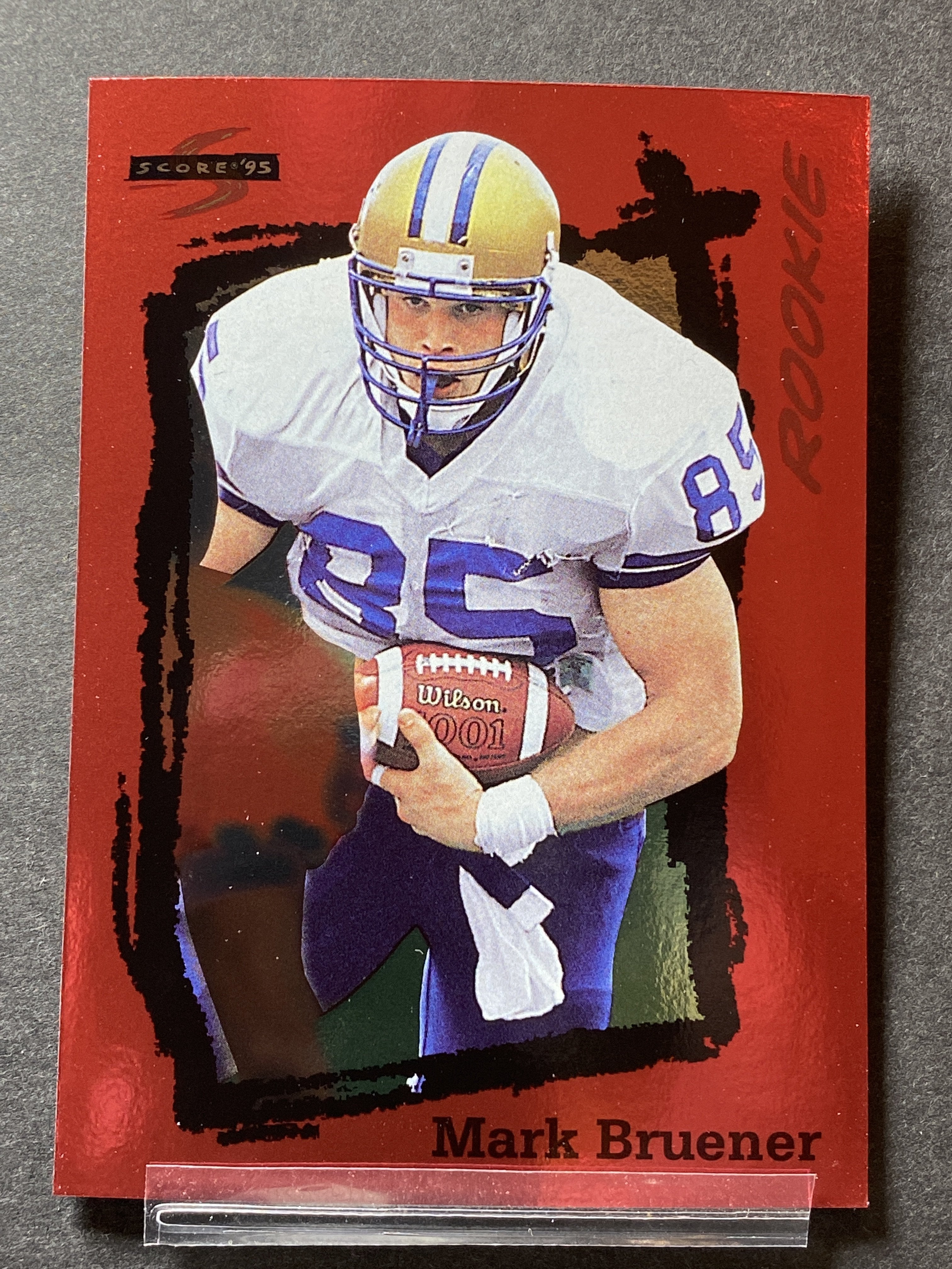 Mark Bruener 272 Score 1995 Football Card Rookie Pittsburg Steelers