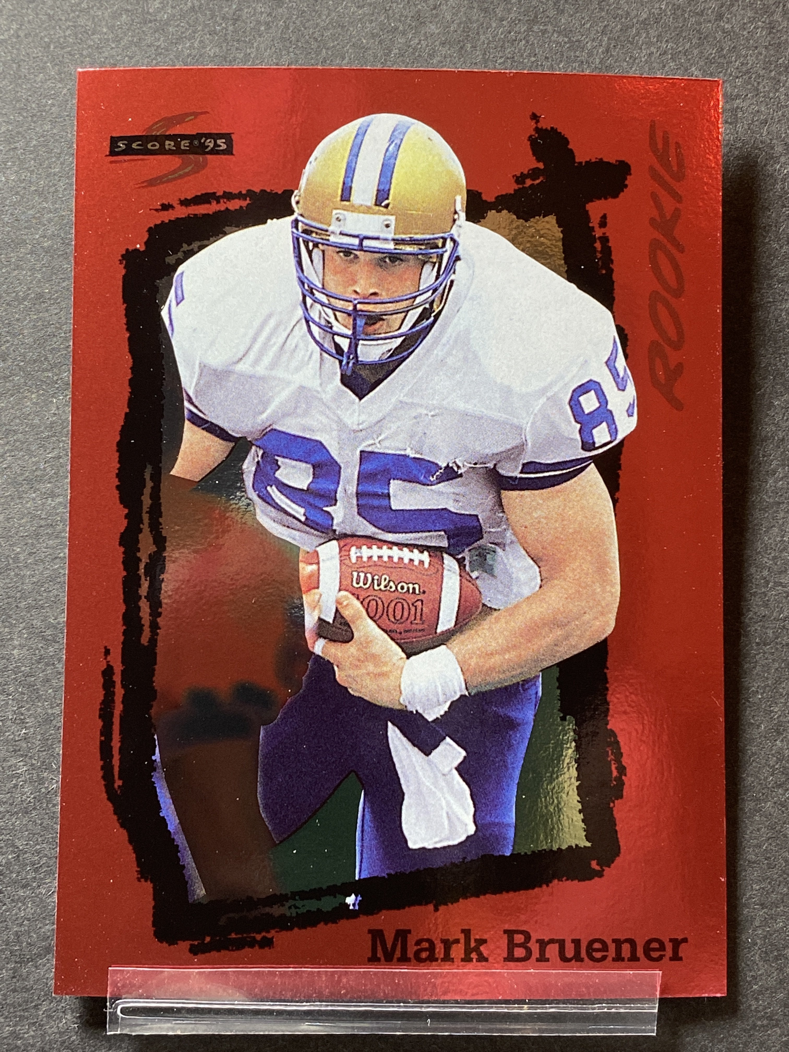 Mark Bruener 272 Score Rookie Football Card 1995 Pittsburg Steelers