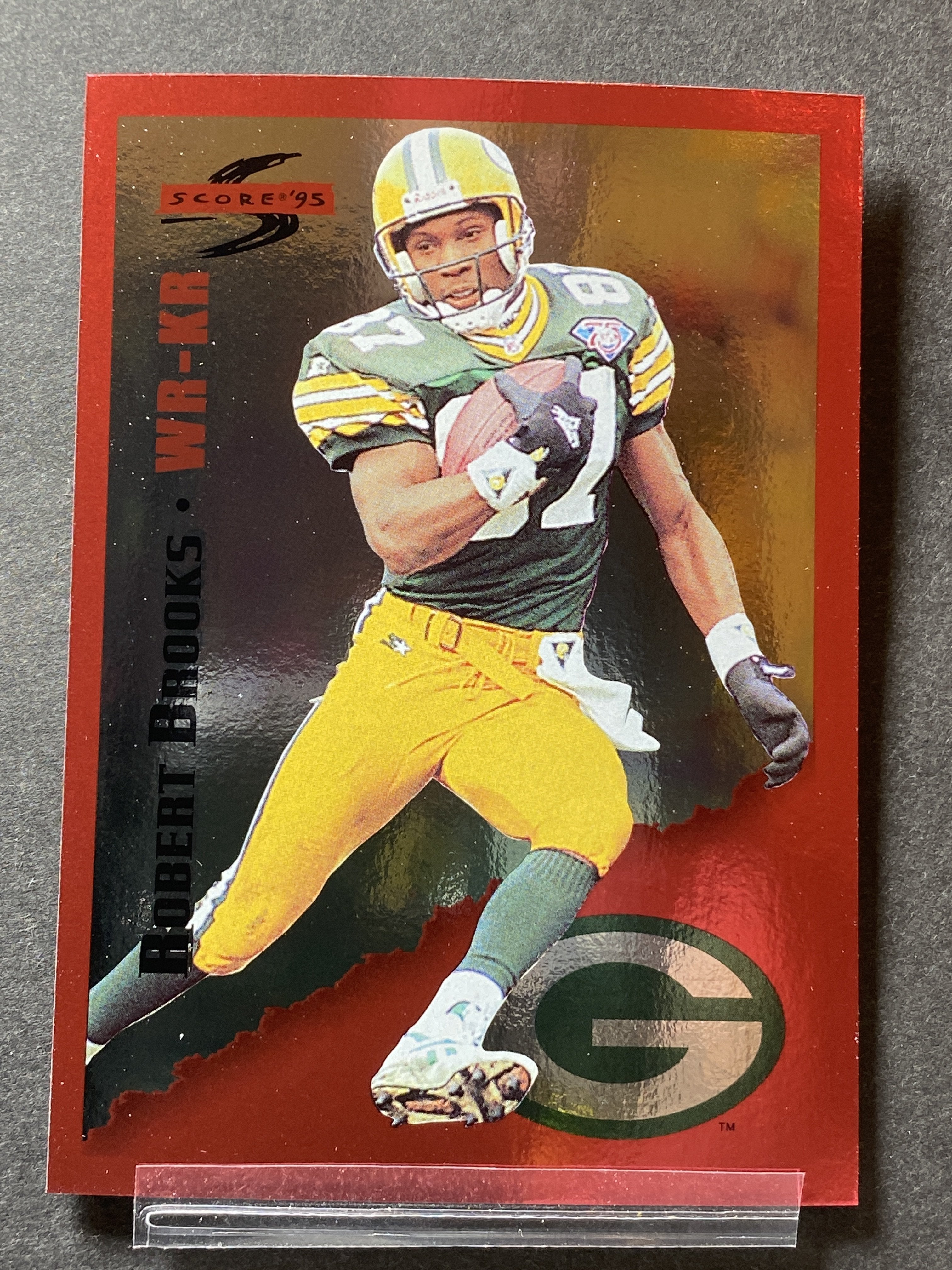 Robert Brooks 194 Score 1995 Football Card Green Bay Packers