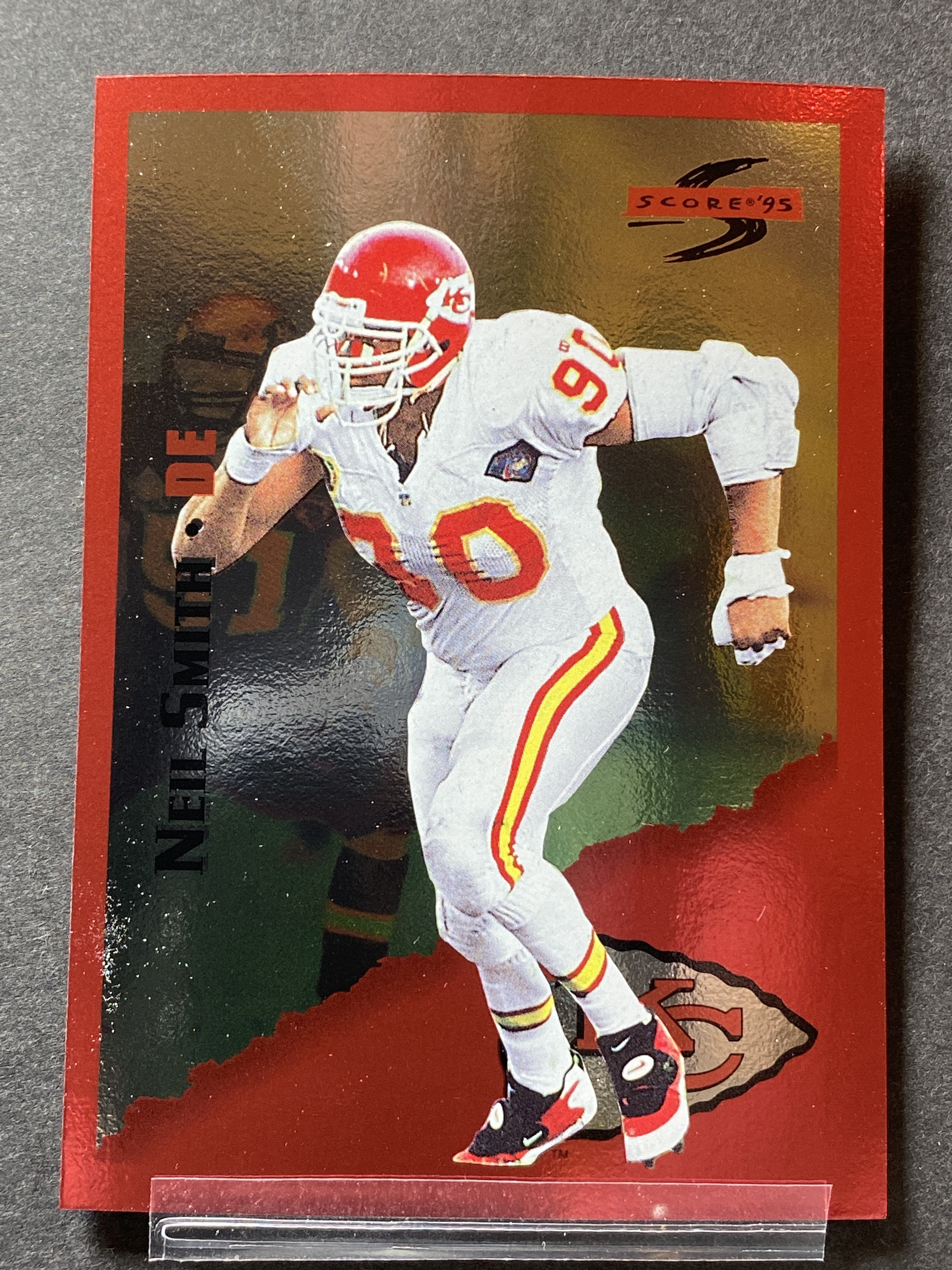 Neil Smith 119 Score 1995 Football Card Kansas City Chiefs