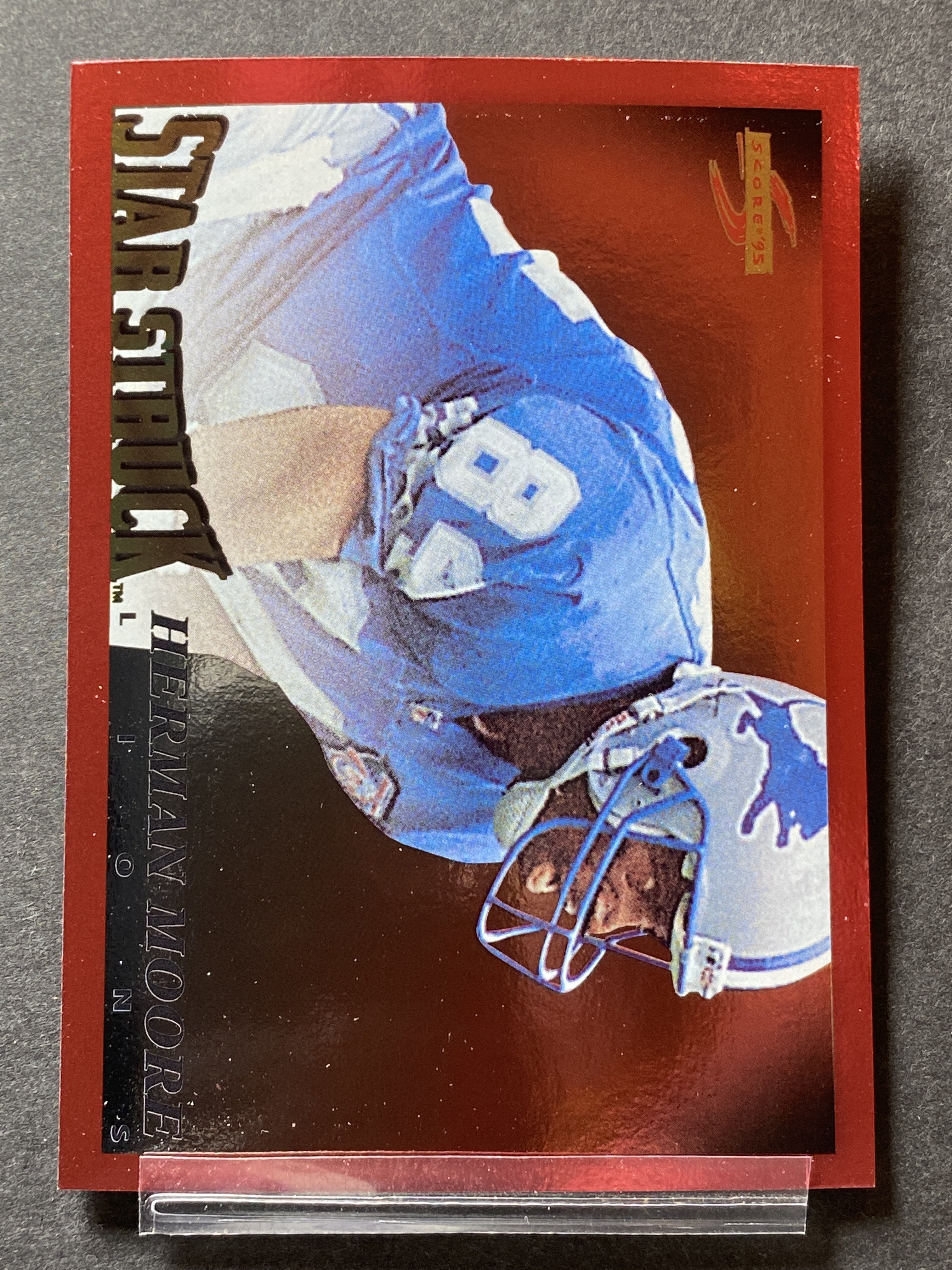 Herman Moore 230 Score 1995 Football Card Detroit Lions