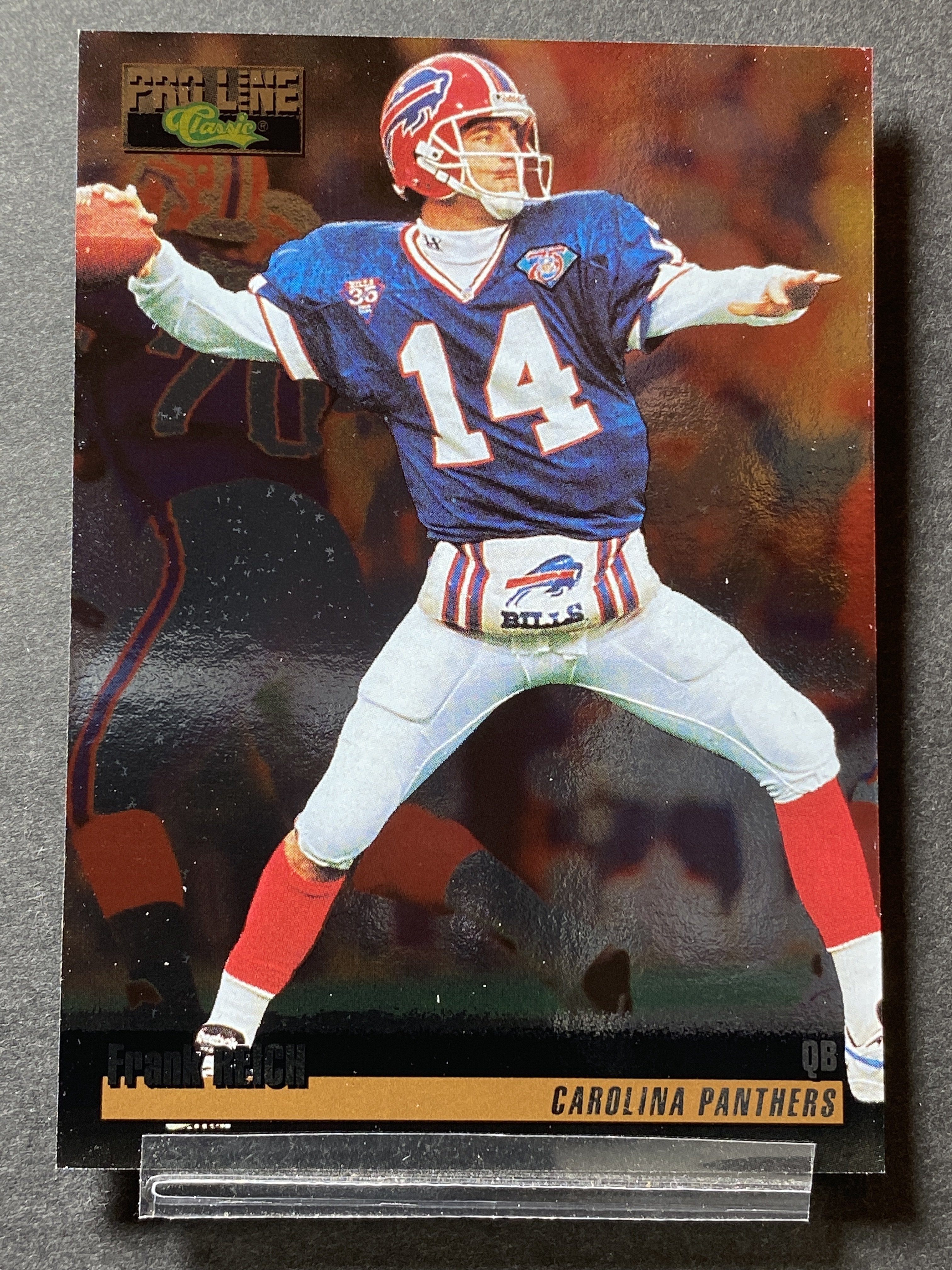 Frank Reich 288 Pro Line Classic 1995 Football Card Buffalo Bills