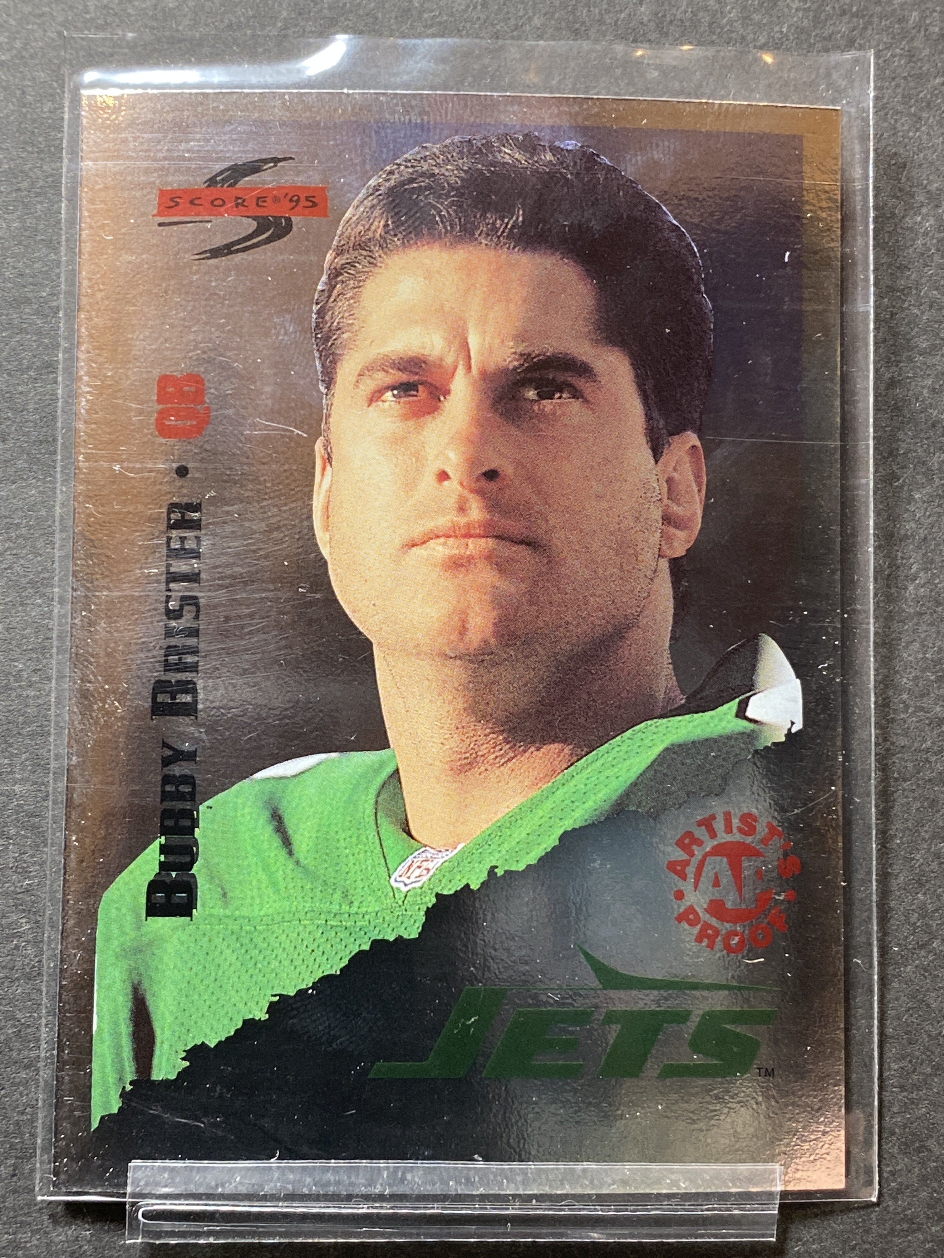 Bubby Brister Jets 152 Score 1995 Football Card New York Jets