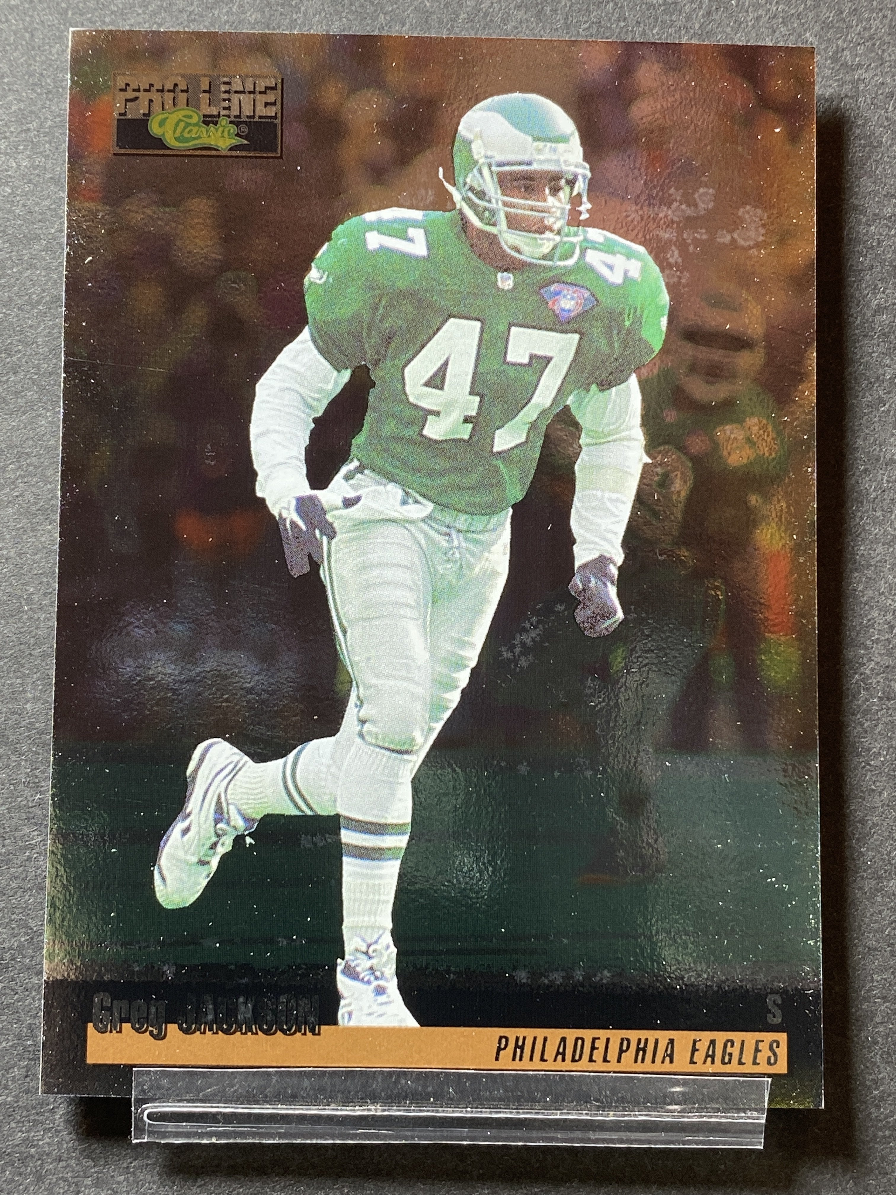 Creg Jackson 8 Pro Line Classic 1995 Football Card Philadelphia Eagles