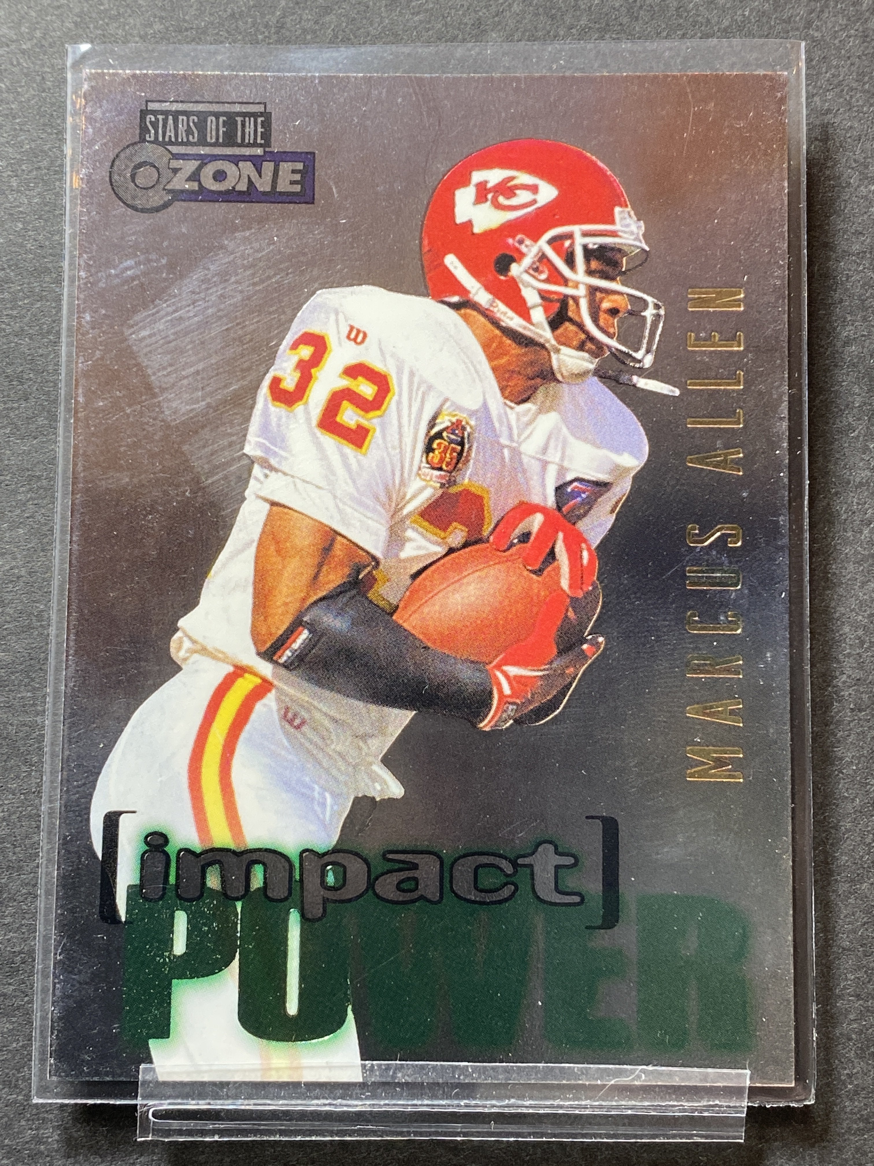 Marcus Allen Chiefs IP21 Sky Box 1995 Impact Power Football Card Kansas City Chi