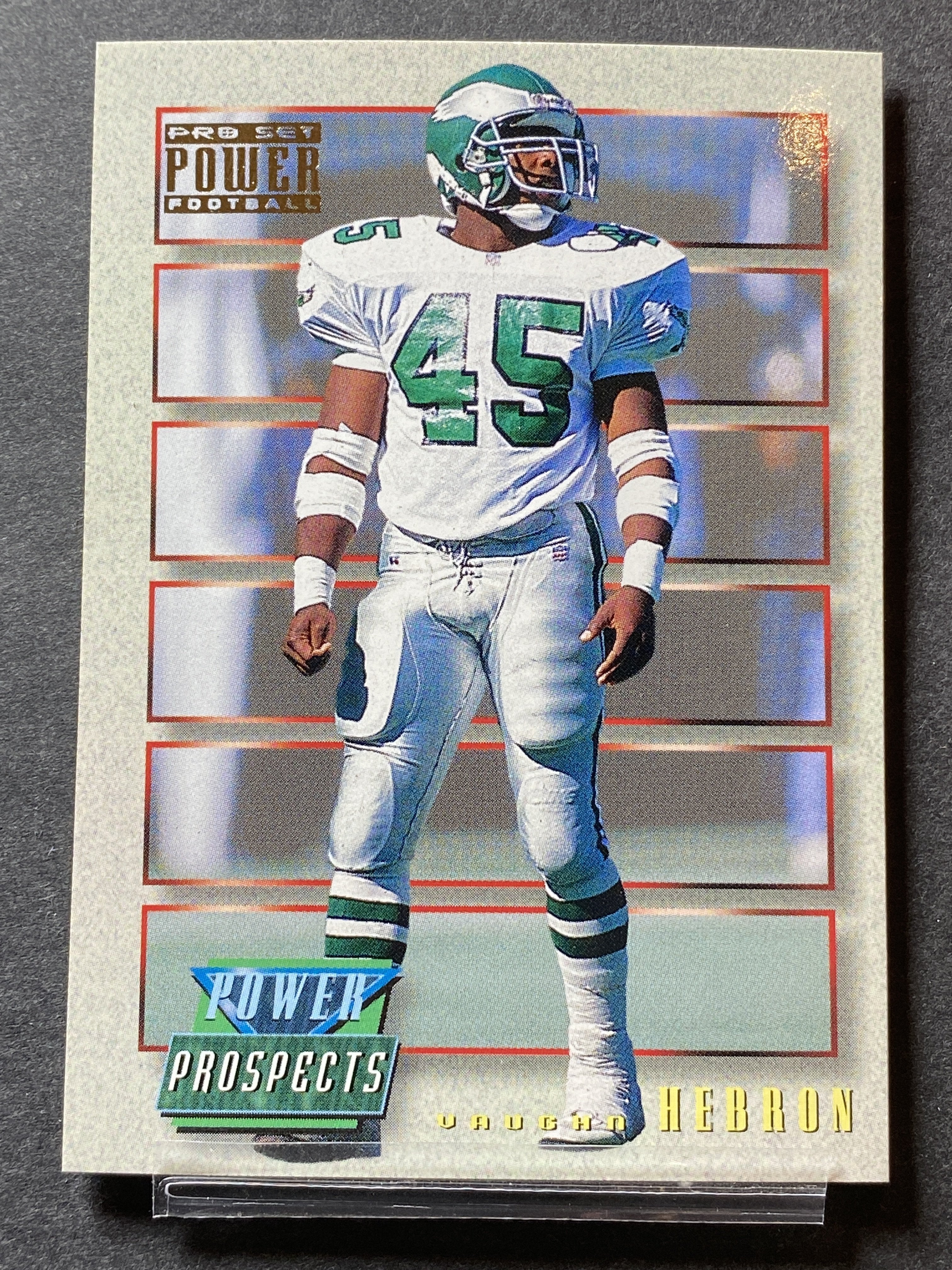 Vaughn Hebron PP12 1993 Pro Set Football Card Philadelphia Eagles