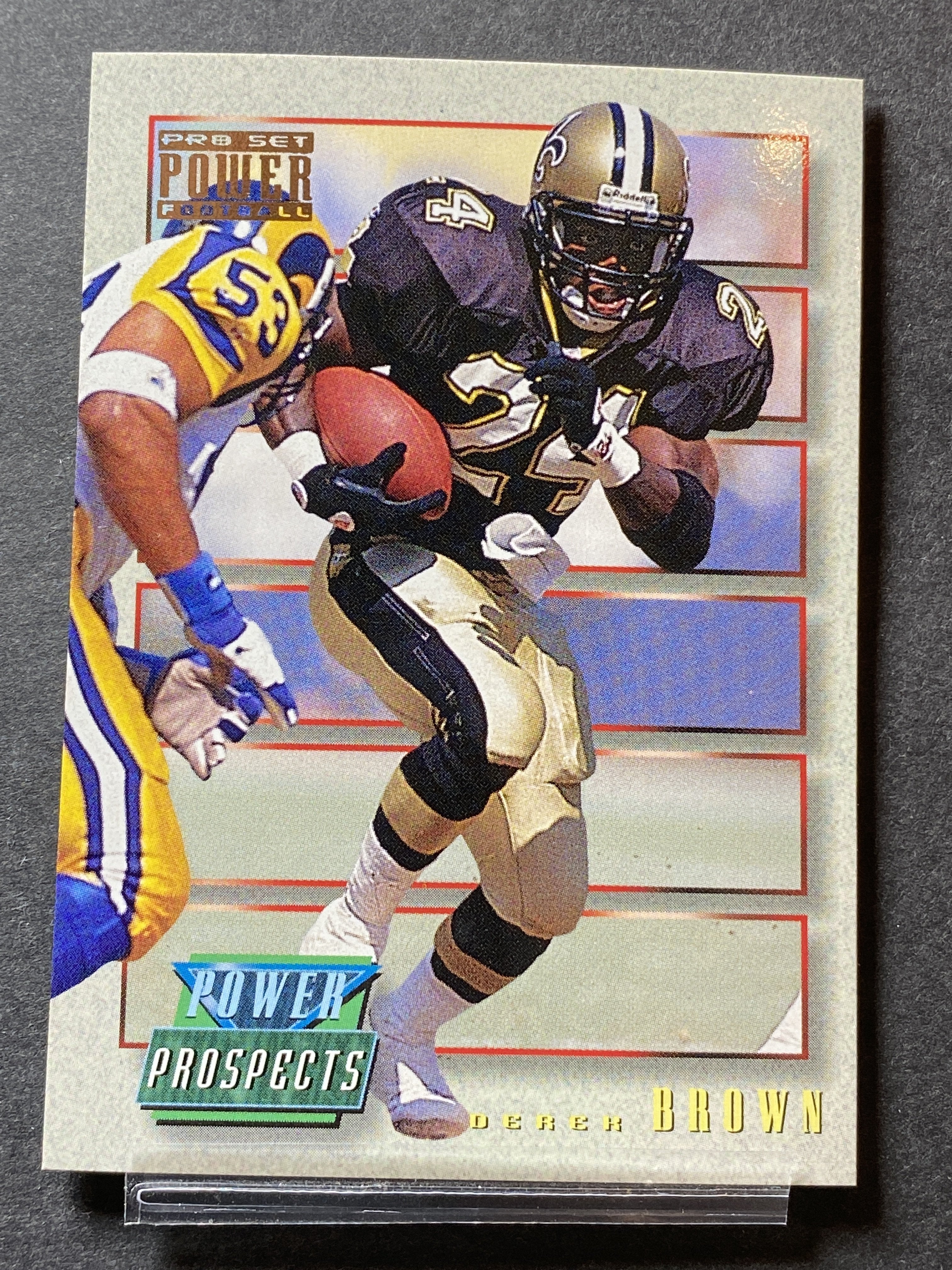 Derek Brown 1993 Pro Set Football Card New Orleans Saints