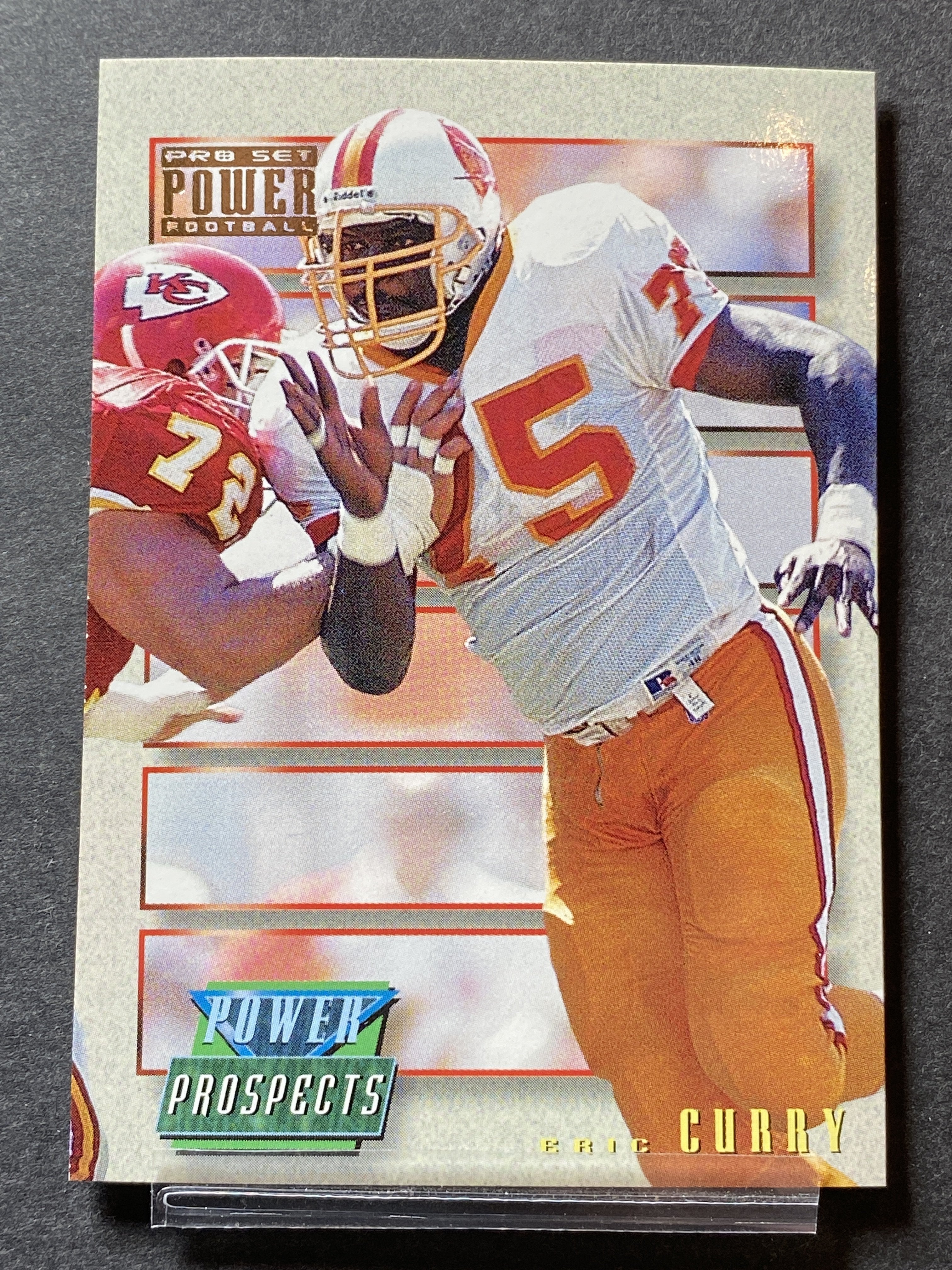 Eric Curry 1993 Pro Set Football Card Tampa Bay Buccaneers