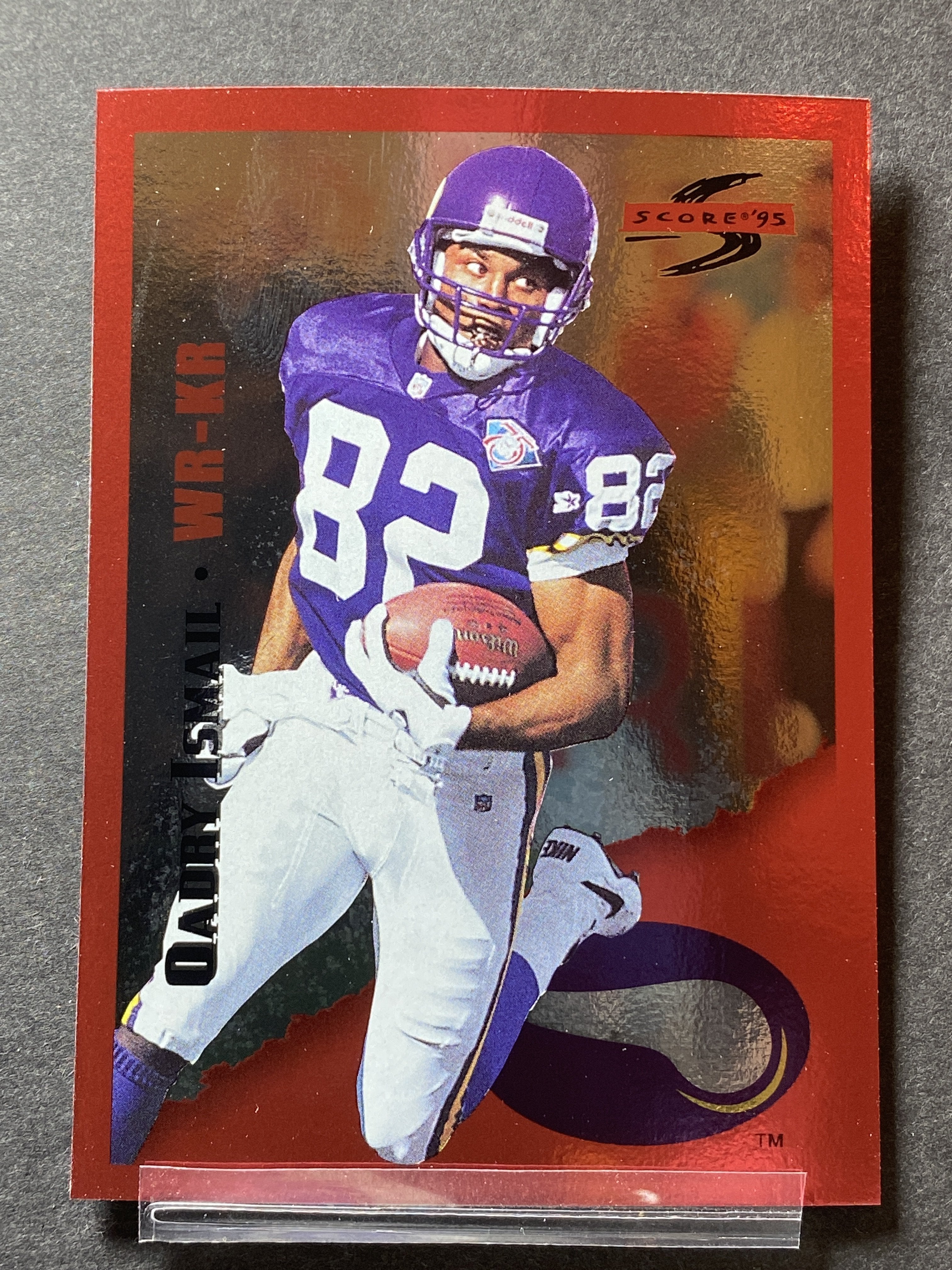 Qadry Ismail 203 Score 1995 Football Card Minnesota Vikings