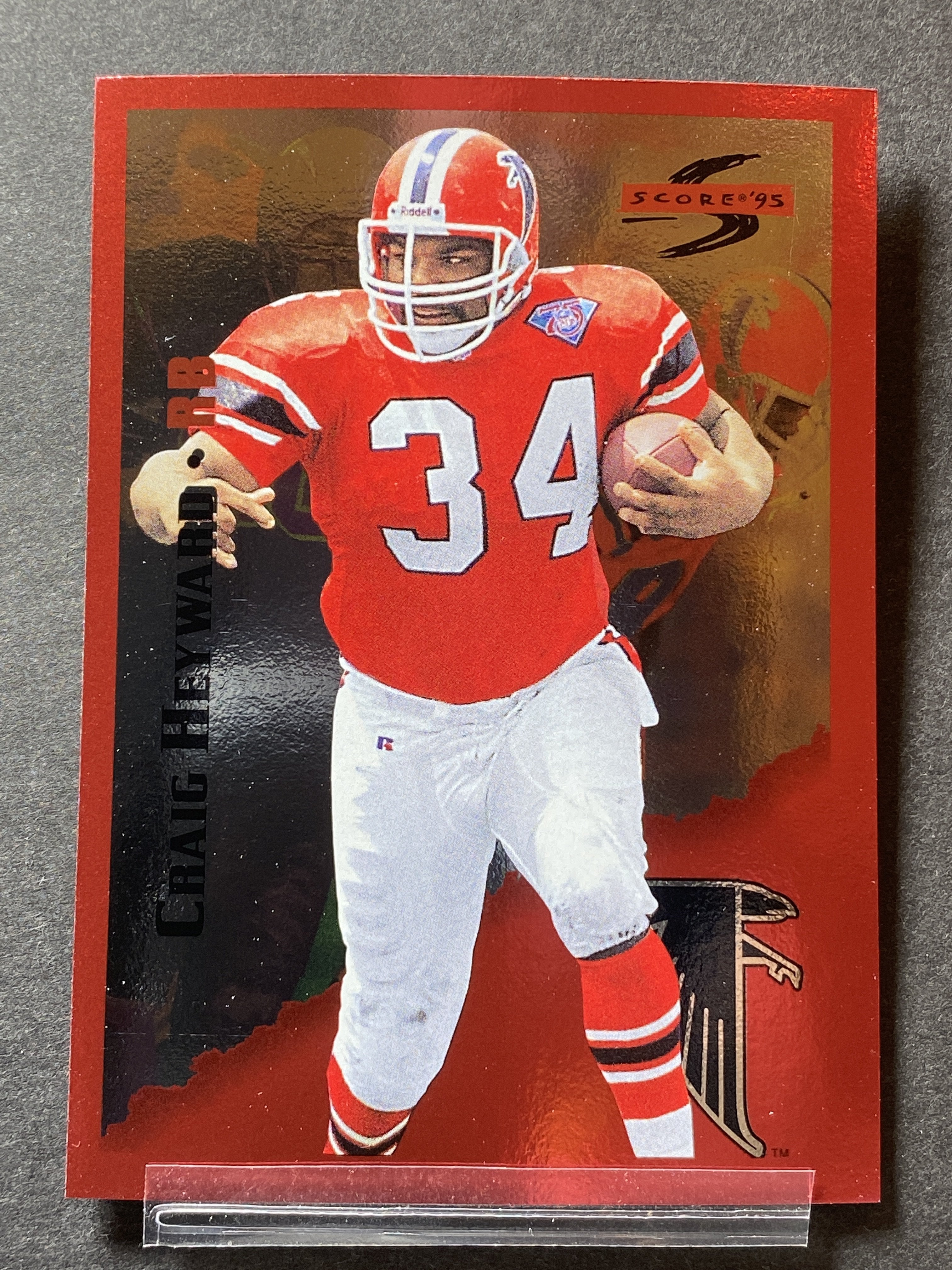 Craig Heyward 131 Score 1995 Football Card Atlanta Falcons