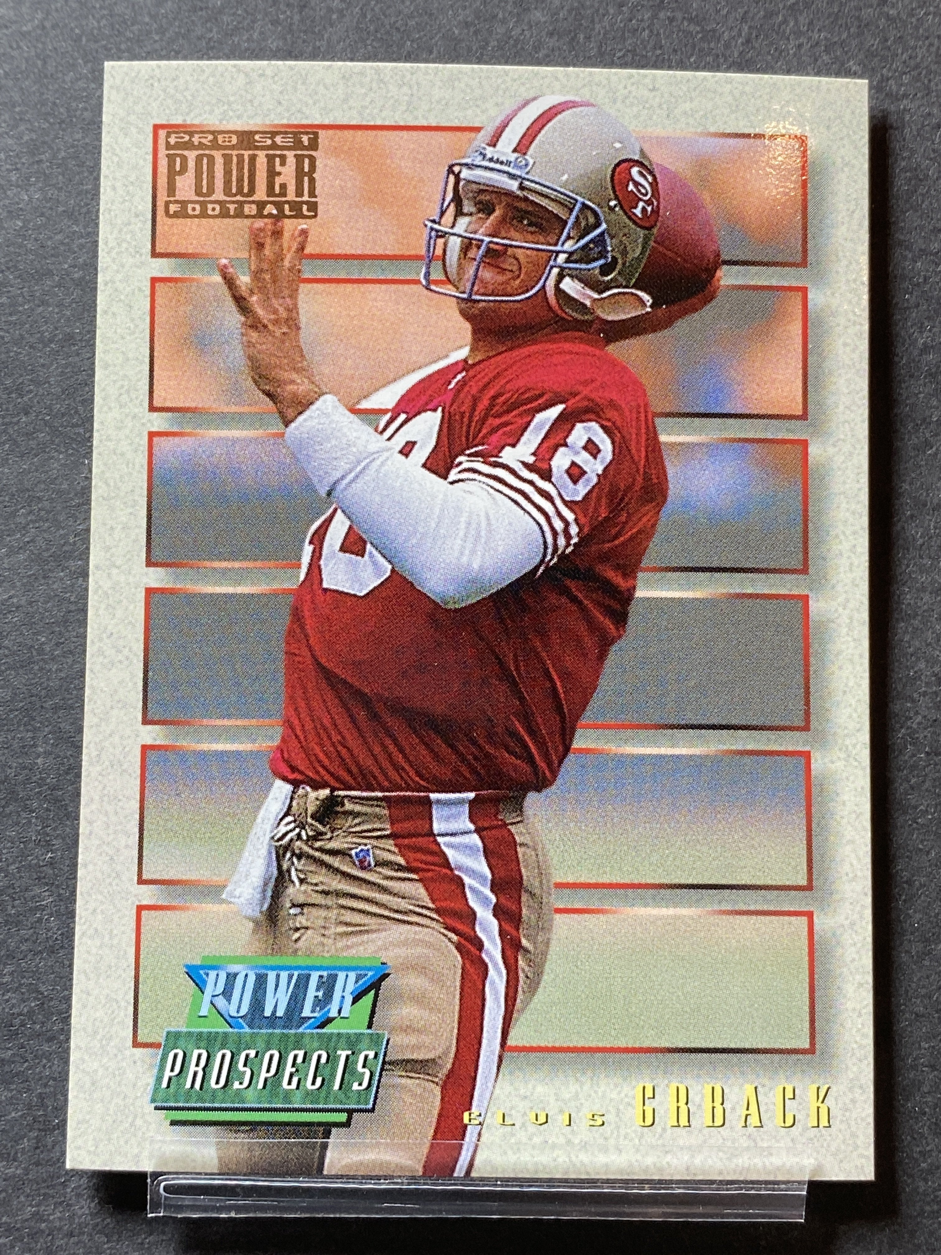 Elvis Crback 1993 Pro Set Football Card San Francisco 49ers