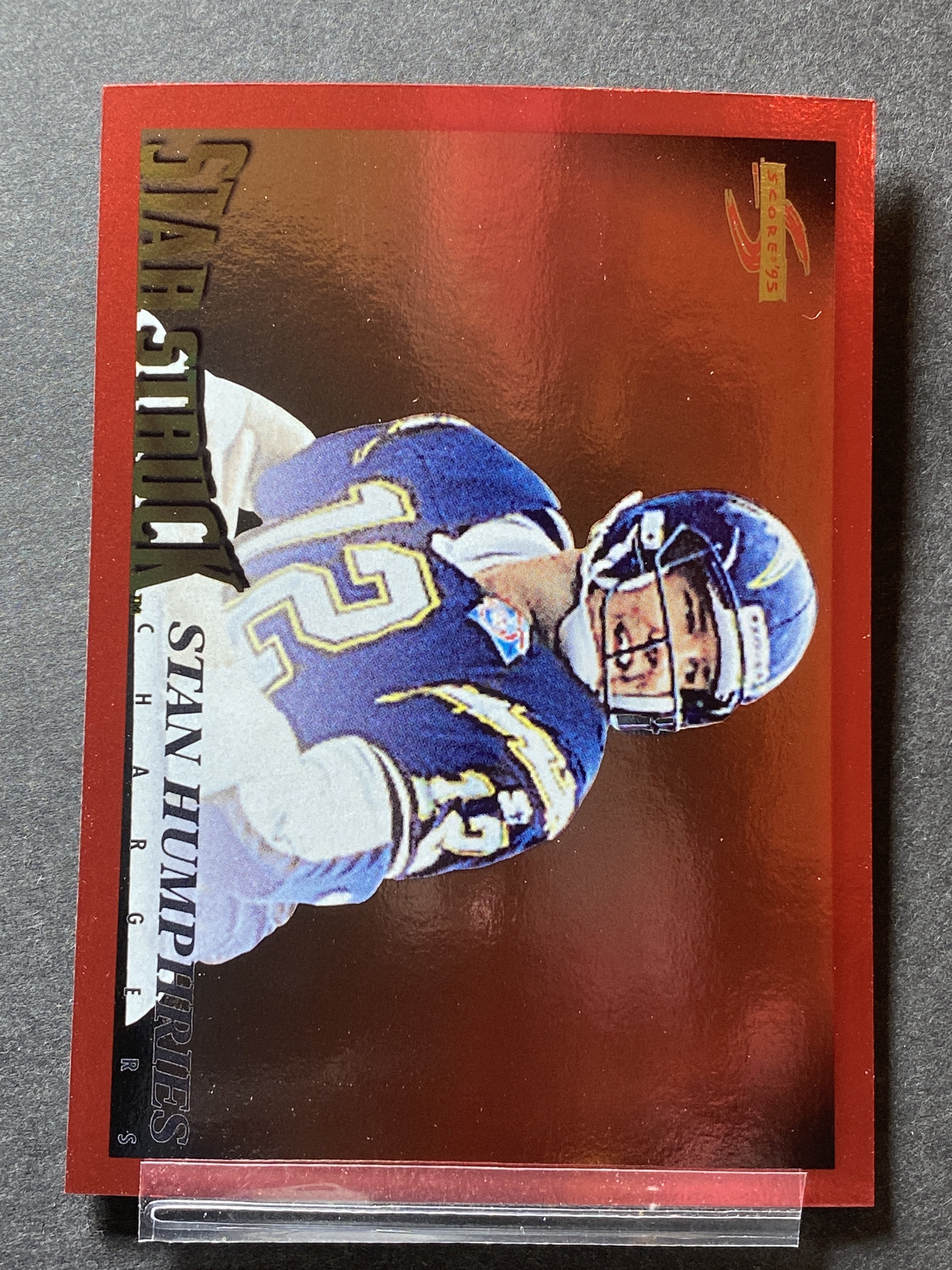 Stan Humphries 207 Score 1995 Football Card Los Angeles Chargers