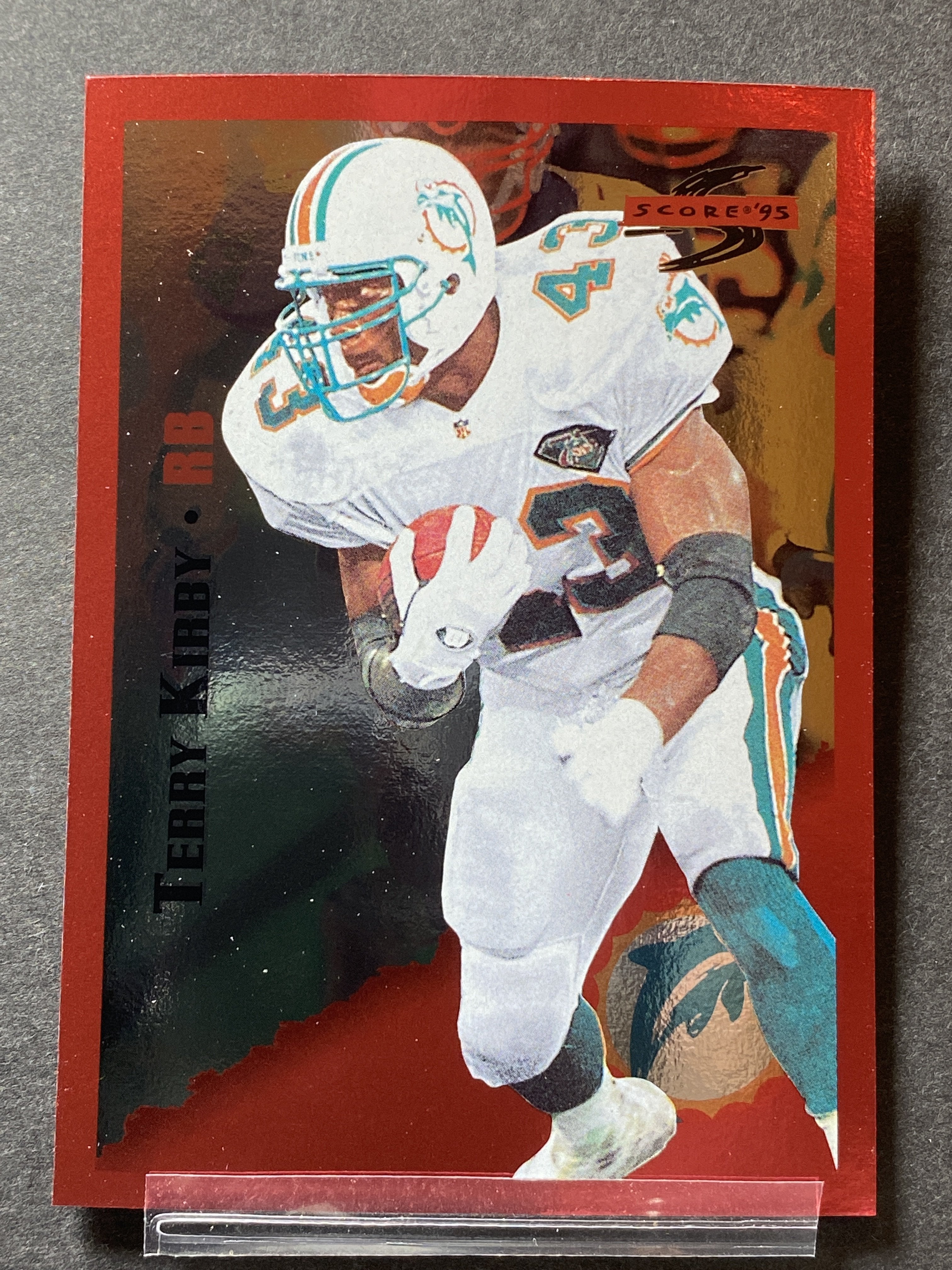 Terry Kirby 177 Score 1995 Football Card Miami Dolphins