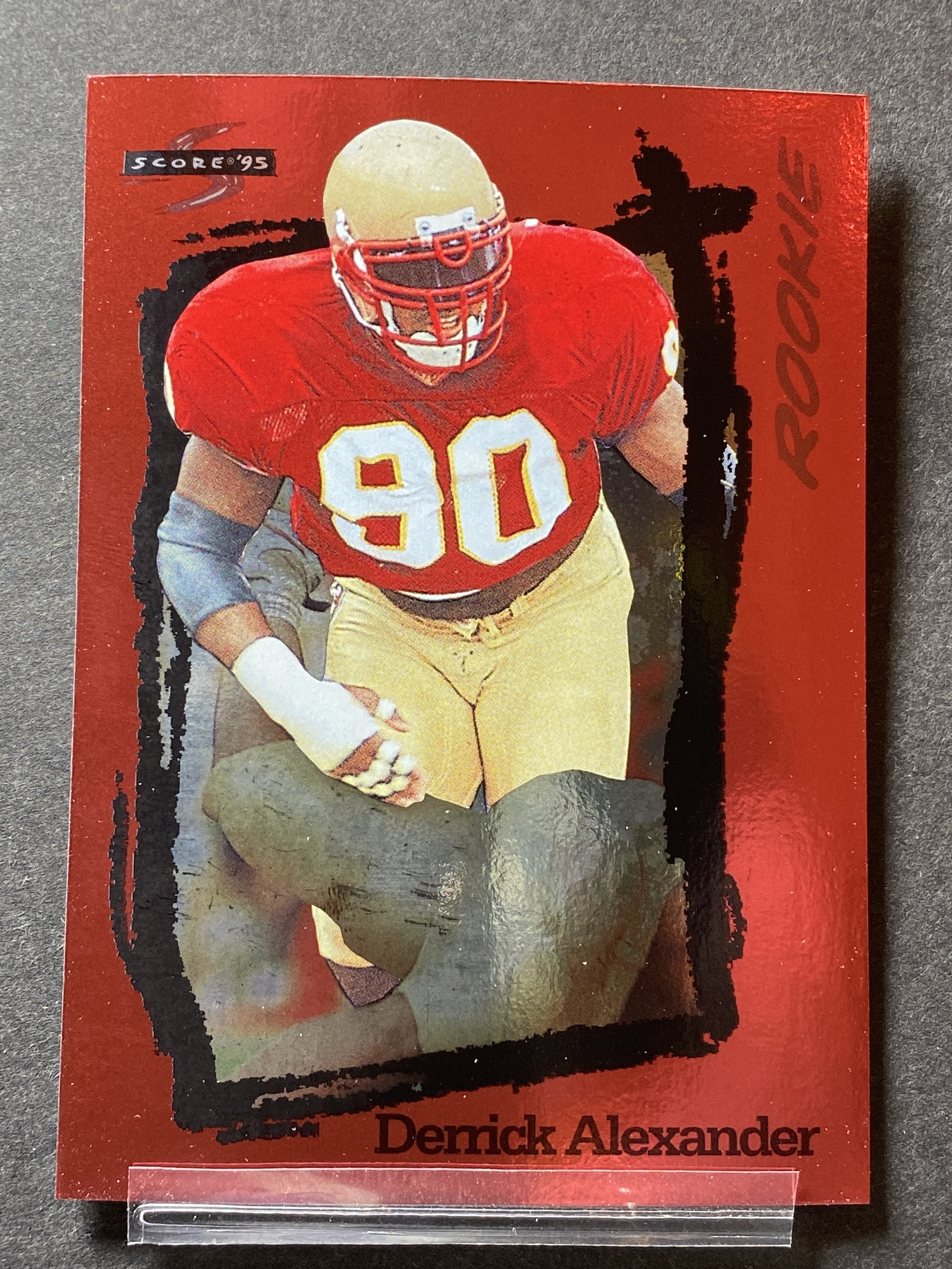 Derrick Alexander 254 Rookie Score 1995 Football Card Minnesota Vikings