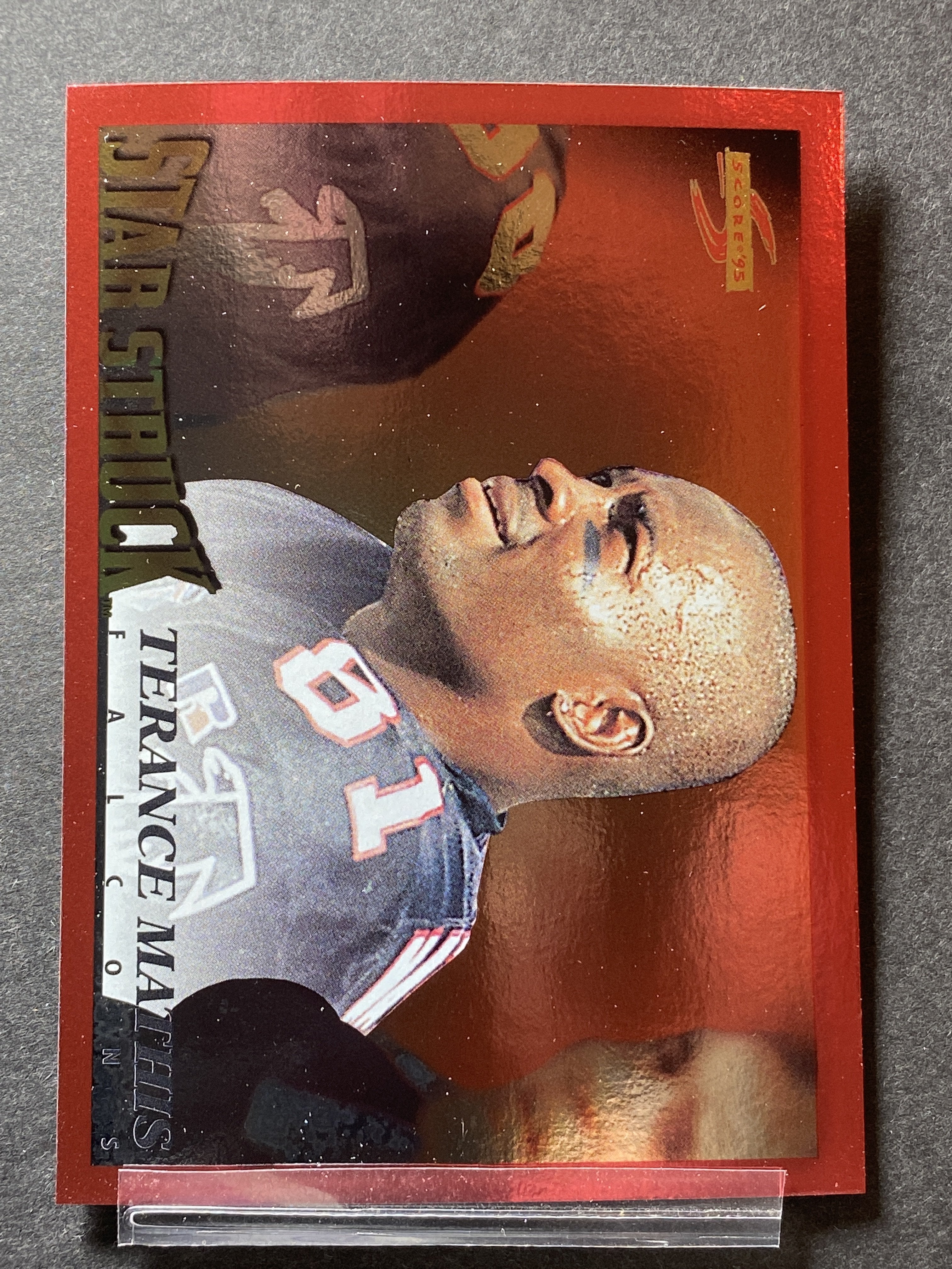 Terance Mathis Score 1995 Football Card Atlanta Falcons