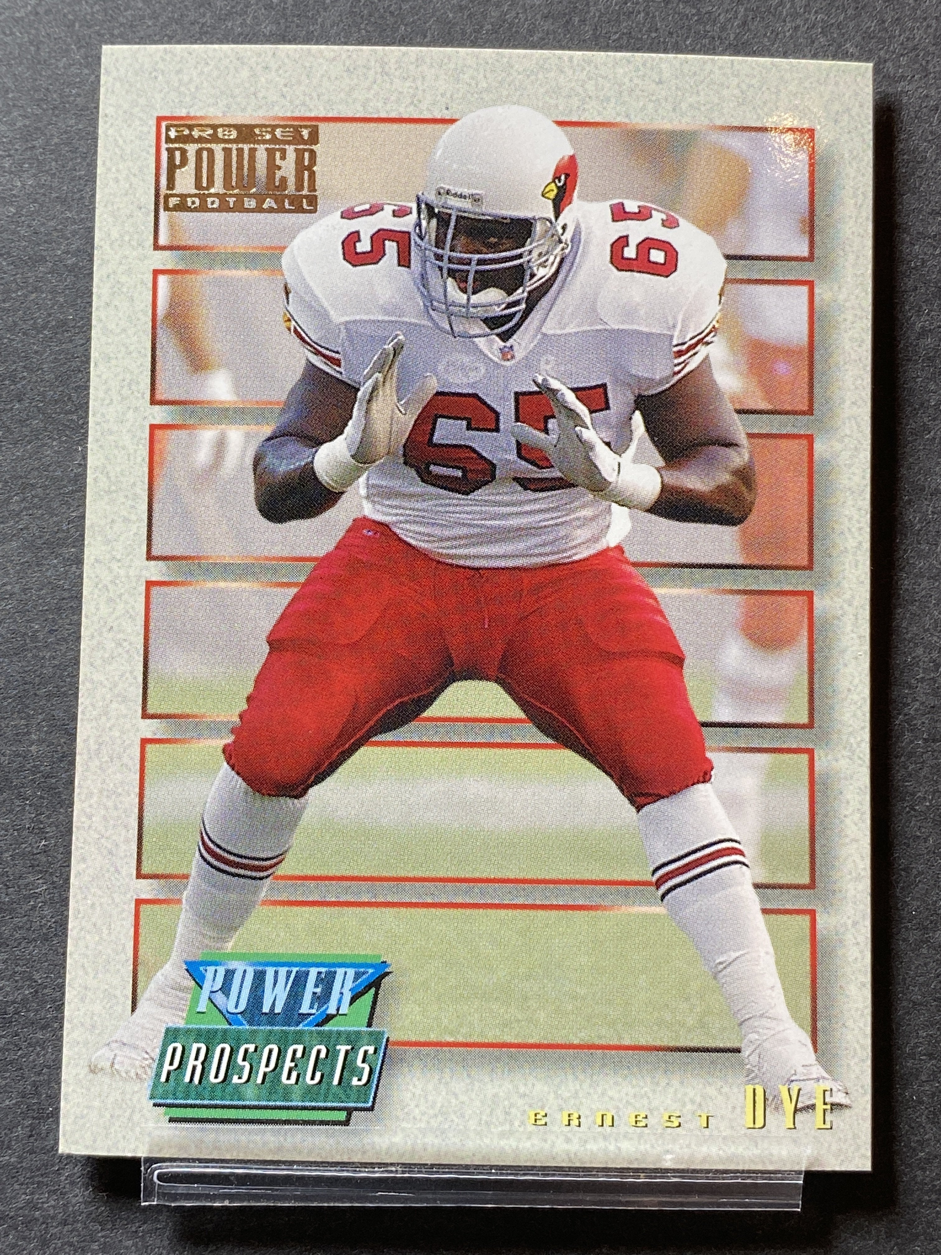 Ernest Dye 1993 Pro Set Football Card Arizona Cardinals