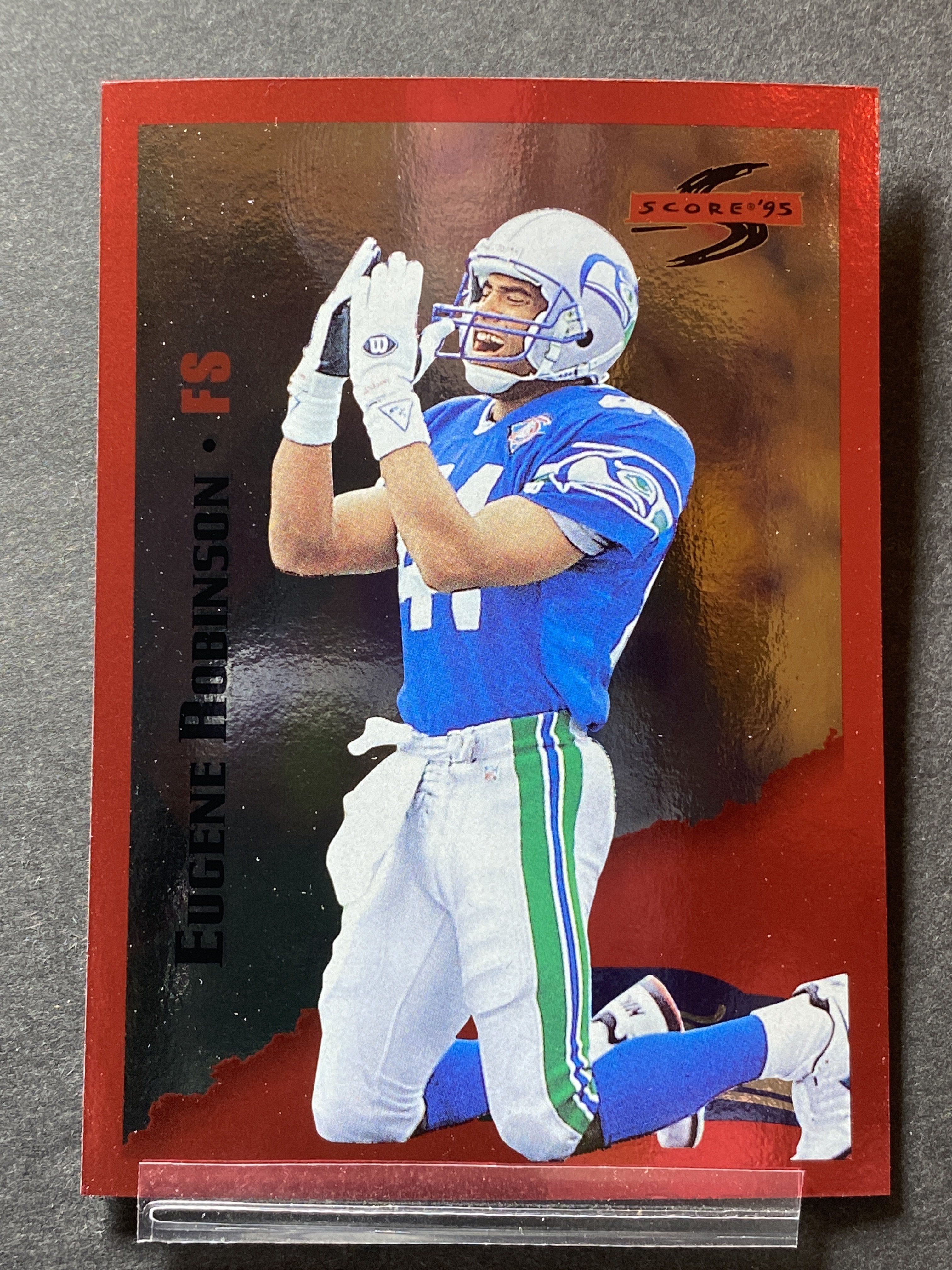 Eugene Robinson 170 Score 1995 Football Card Seattle Seahawks