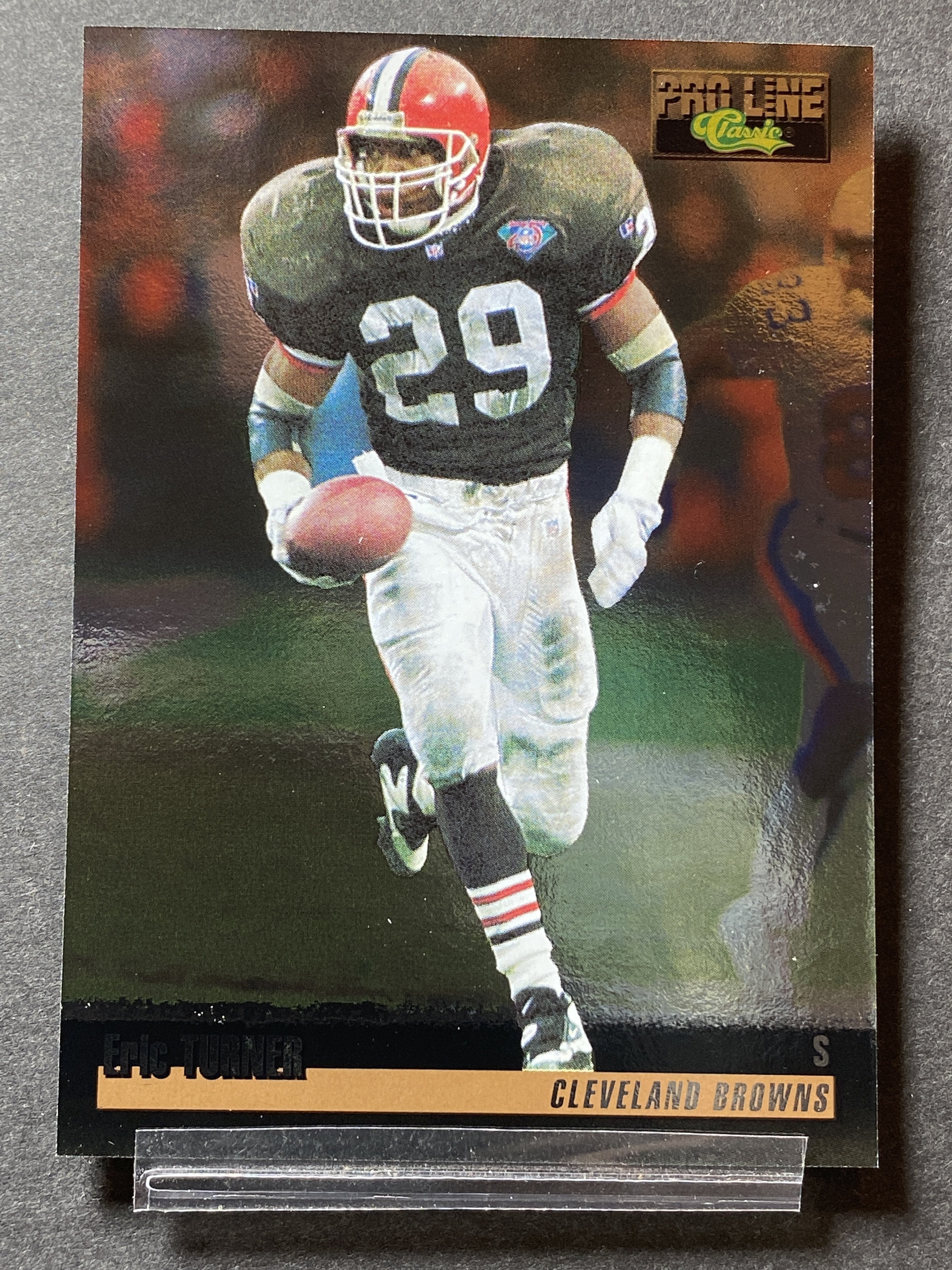Eric Turner 355 Pro Line Classic Football Card Cleveland Browns