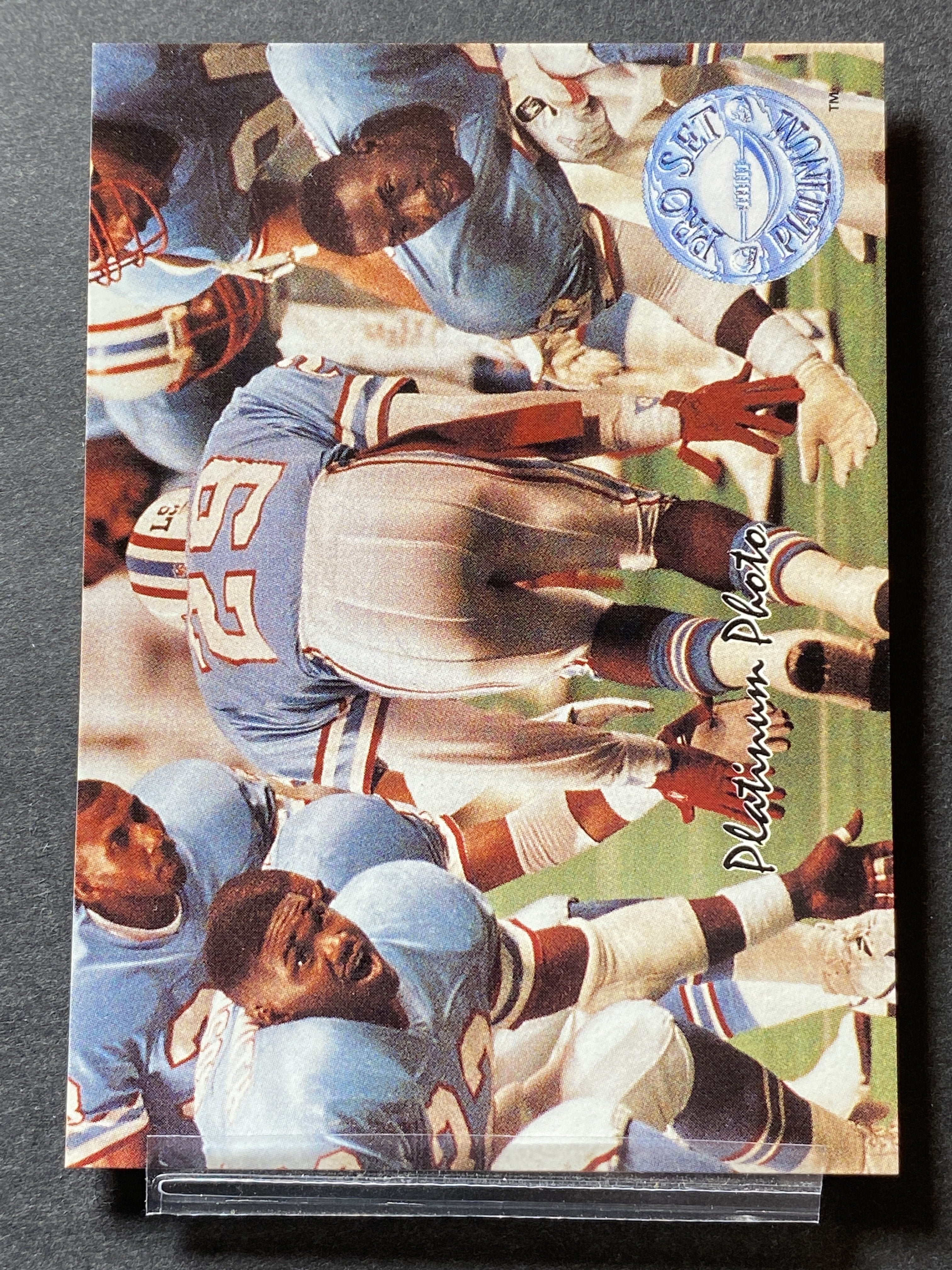 Low Fives PC4 1993 Pro Set Football Card Houston Oilers