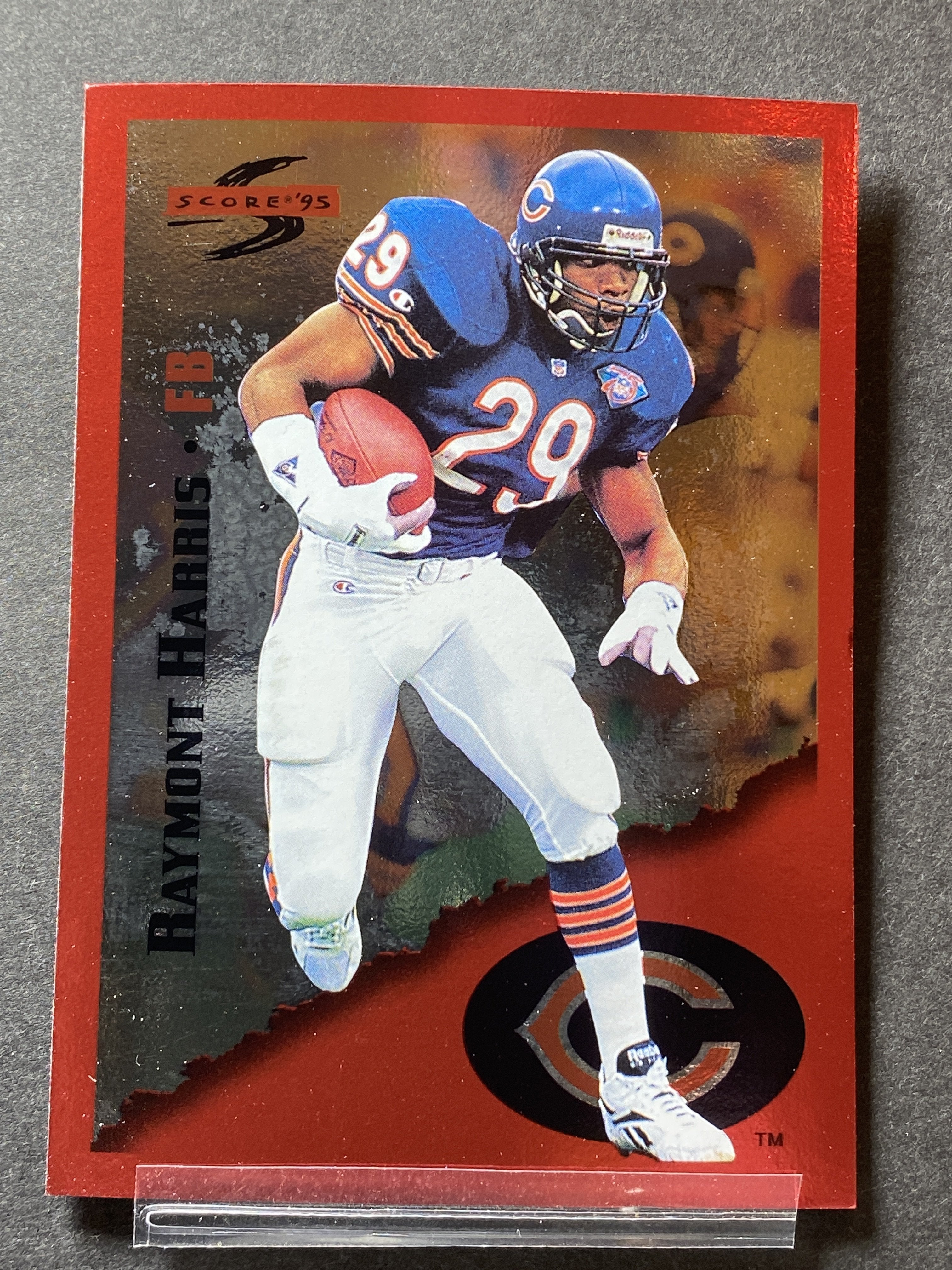 Raymont Harris 90 Score 1995 Football Card Chicago Bears