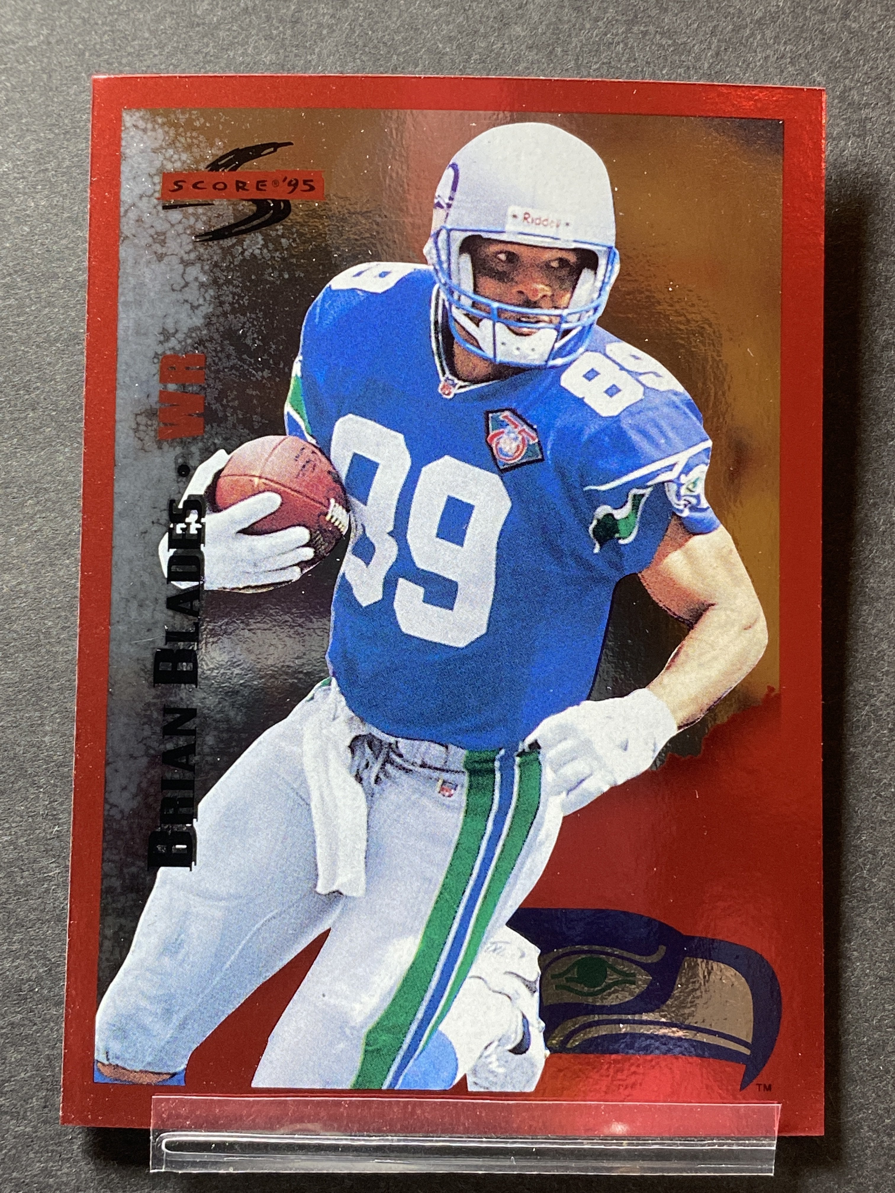 Brian Blades Score 1995 Football Card Seattle Seahawks