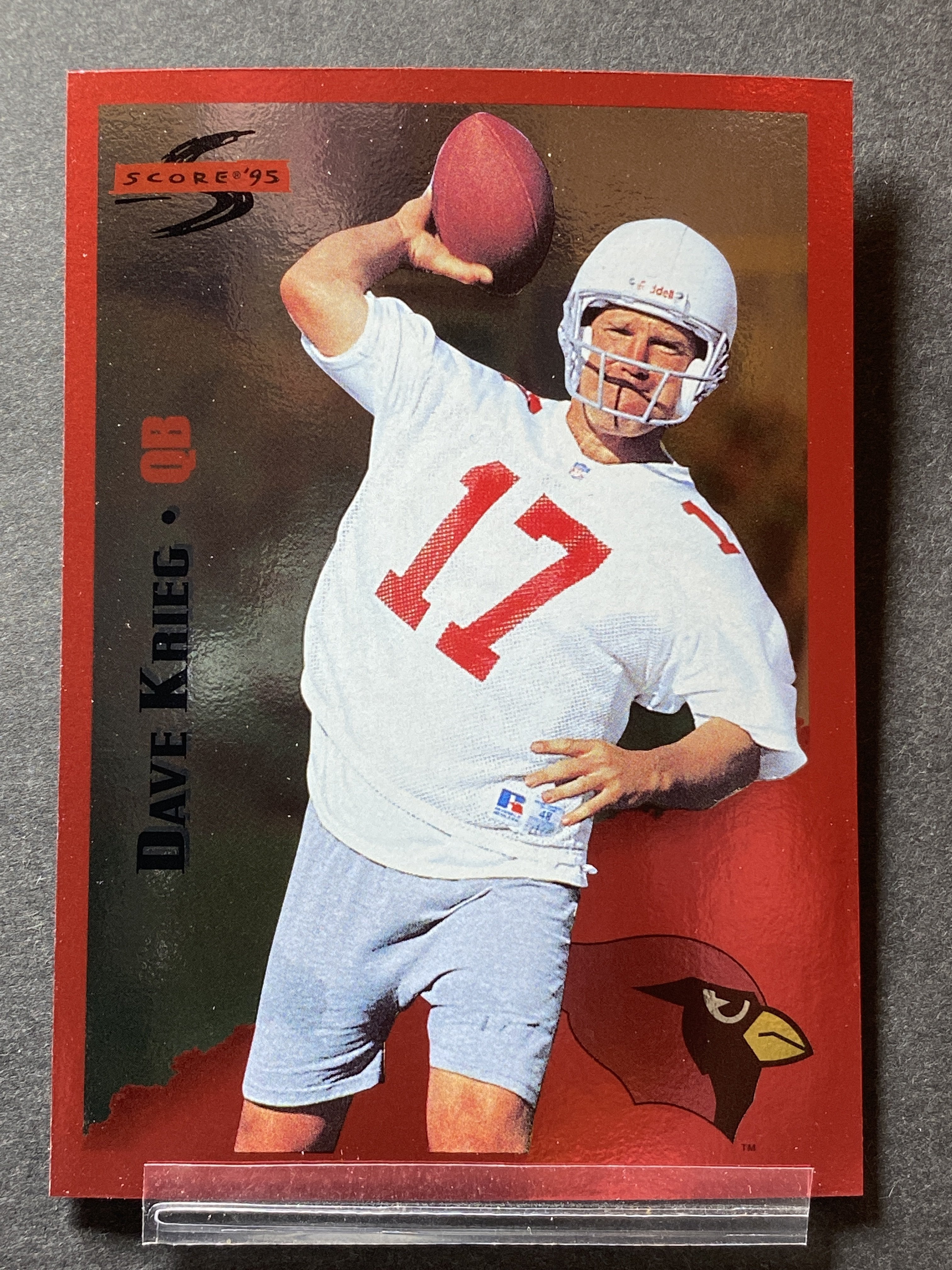 Dave Krieg 59 Score 1995 Football Card Arizona Cardinals