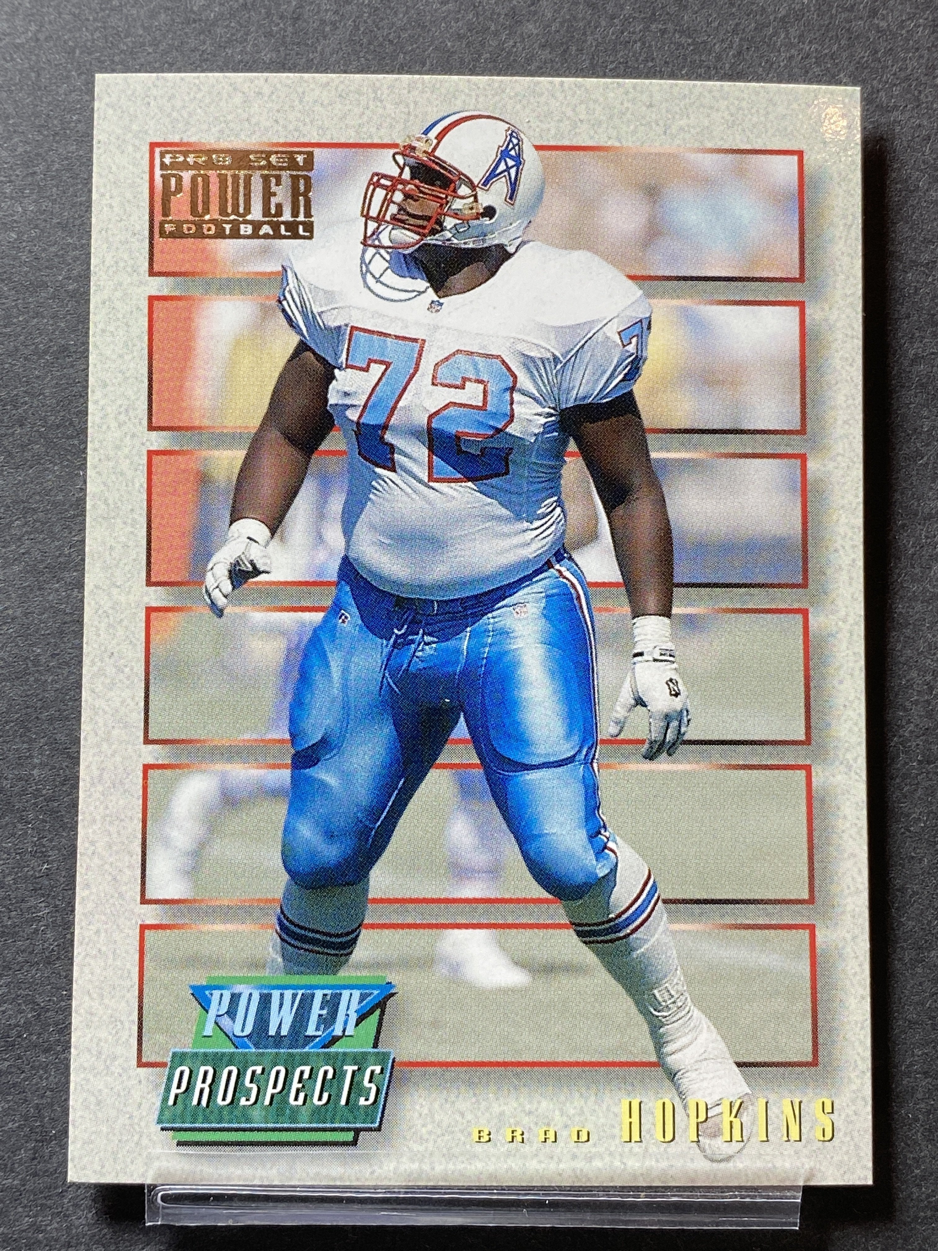 Brad Hopkins 1993 Pro Set Football Card Houston Oilers