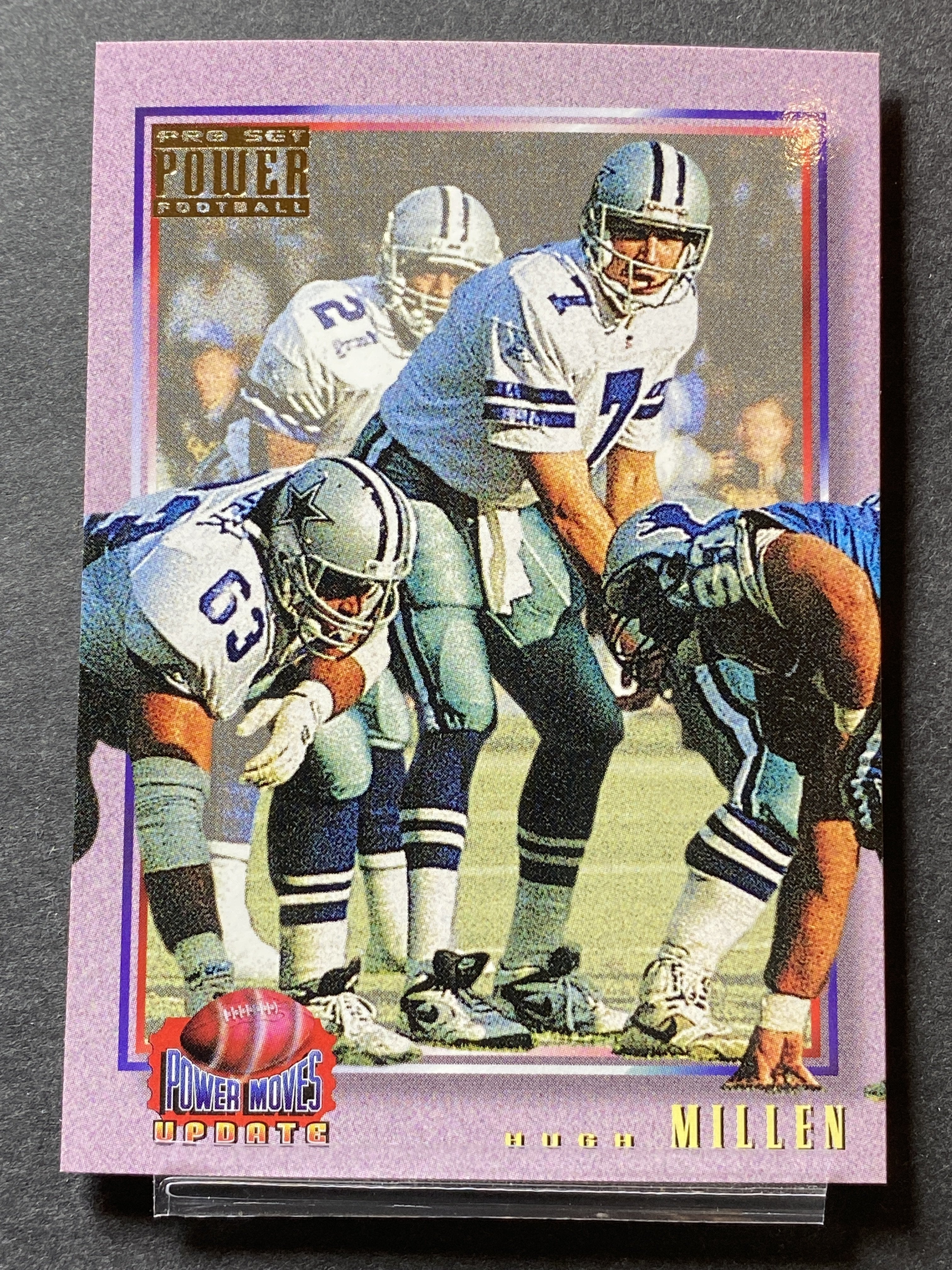 Hugh Millen 1993 Pro Set Football Card Dallas Cowboys