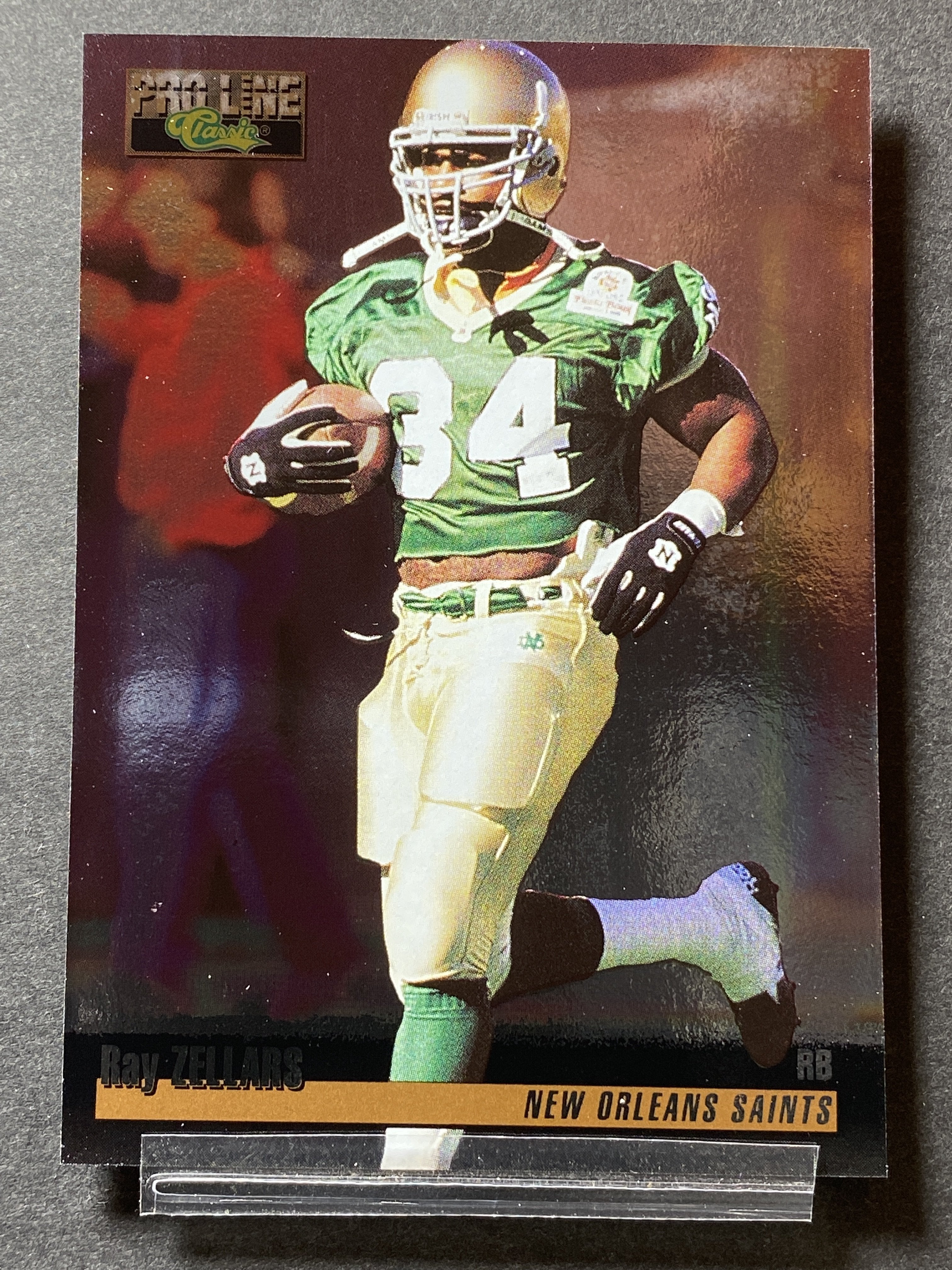 Ray Zellars 315 Pro Line Classic 1995 Football Card New Orleans Saints
