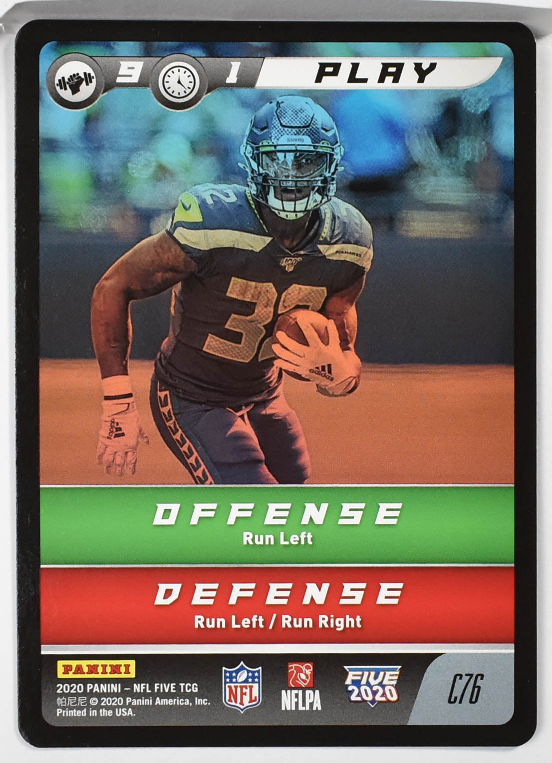 Play C76 Panini NFL FIVE TCG 2020 Seattle Seahawks