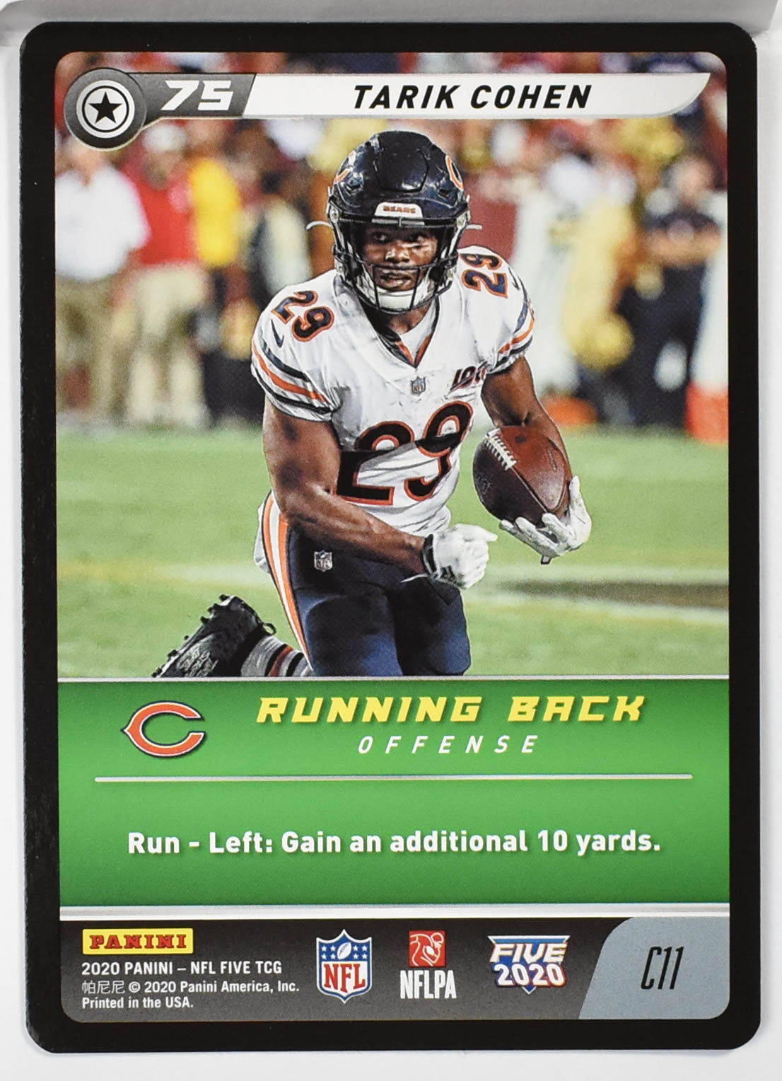 Tarik Cohen C11 Panini NFL FIVE TCG 2020