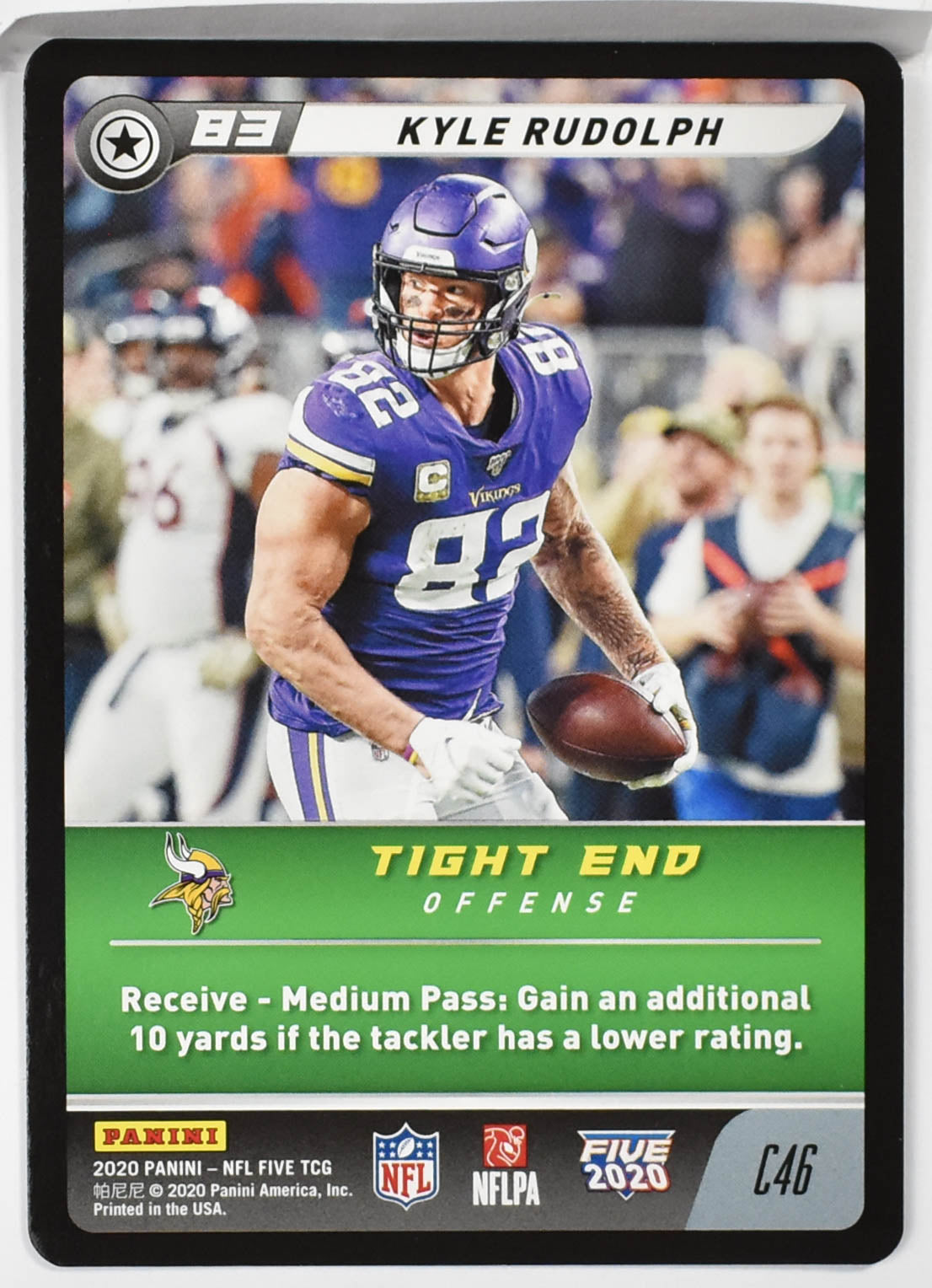 Kyle Rudolph C46 Panini NFL FIVE TCG 2020