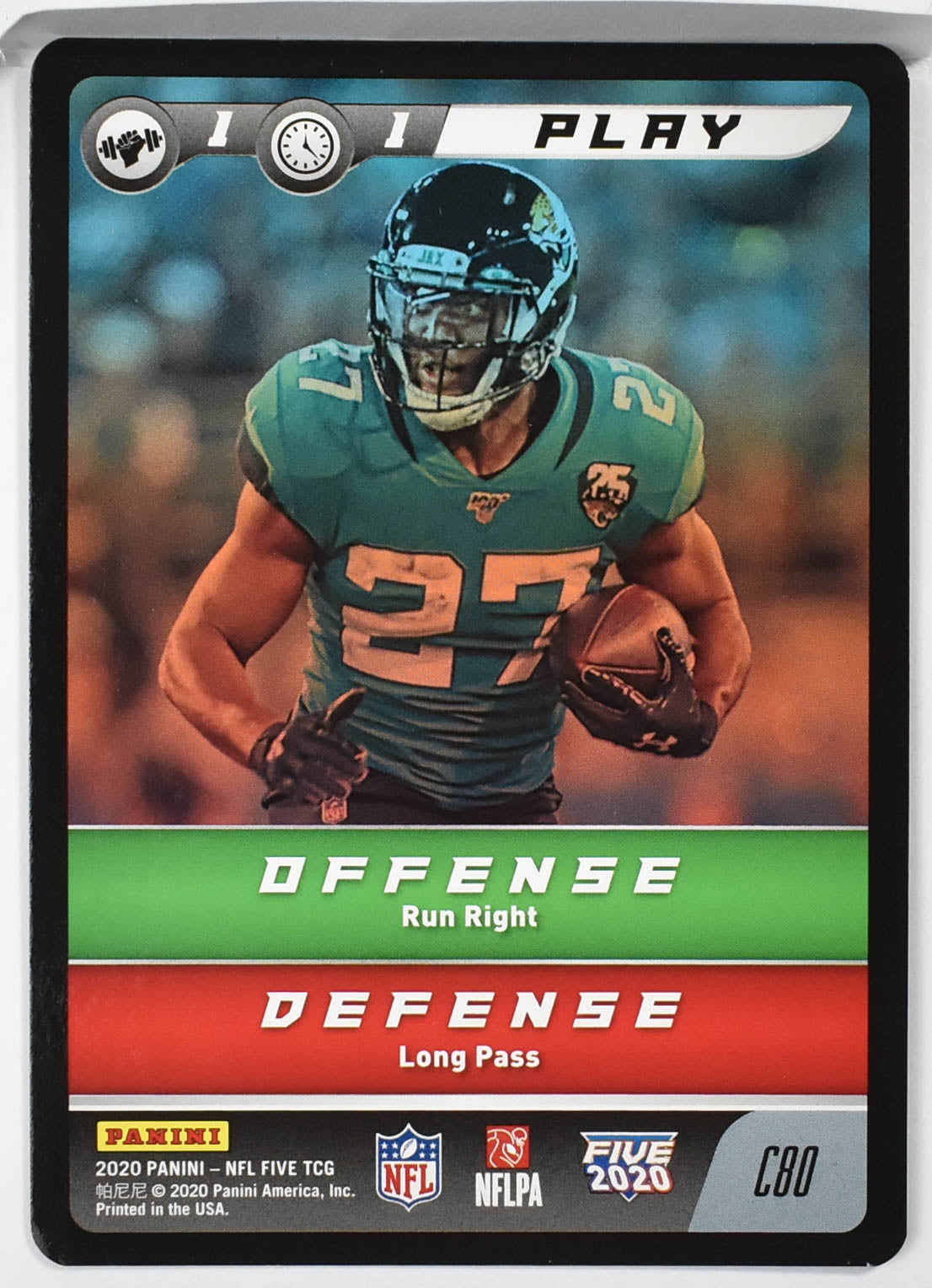 Play C80 Jacksonville Panini NFL FIVE TCG 2020