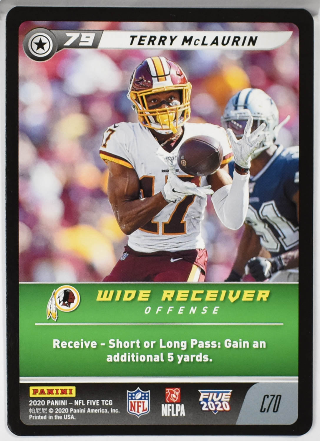 Terry McLaurin C70 Panini NFL FIVE TCG 2020
