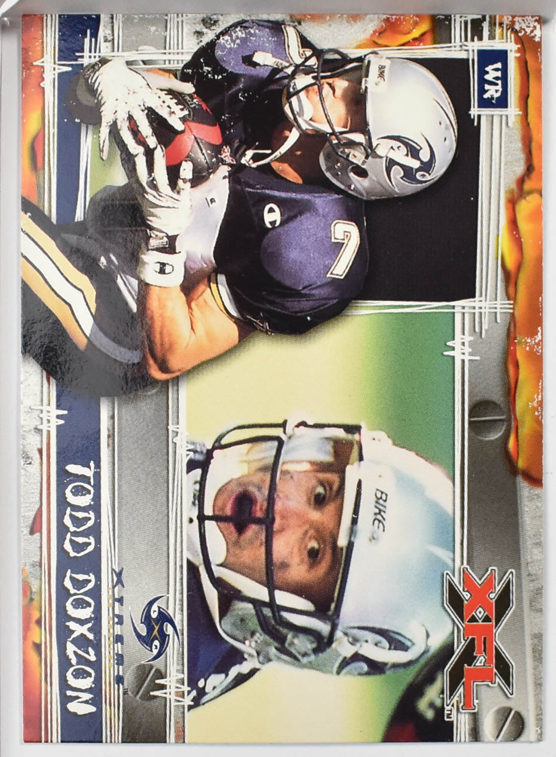 Topps XFL Football Card 2001 2 Todd Doxzon