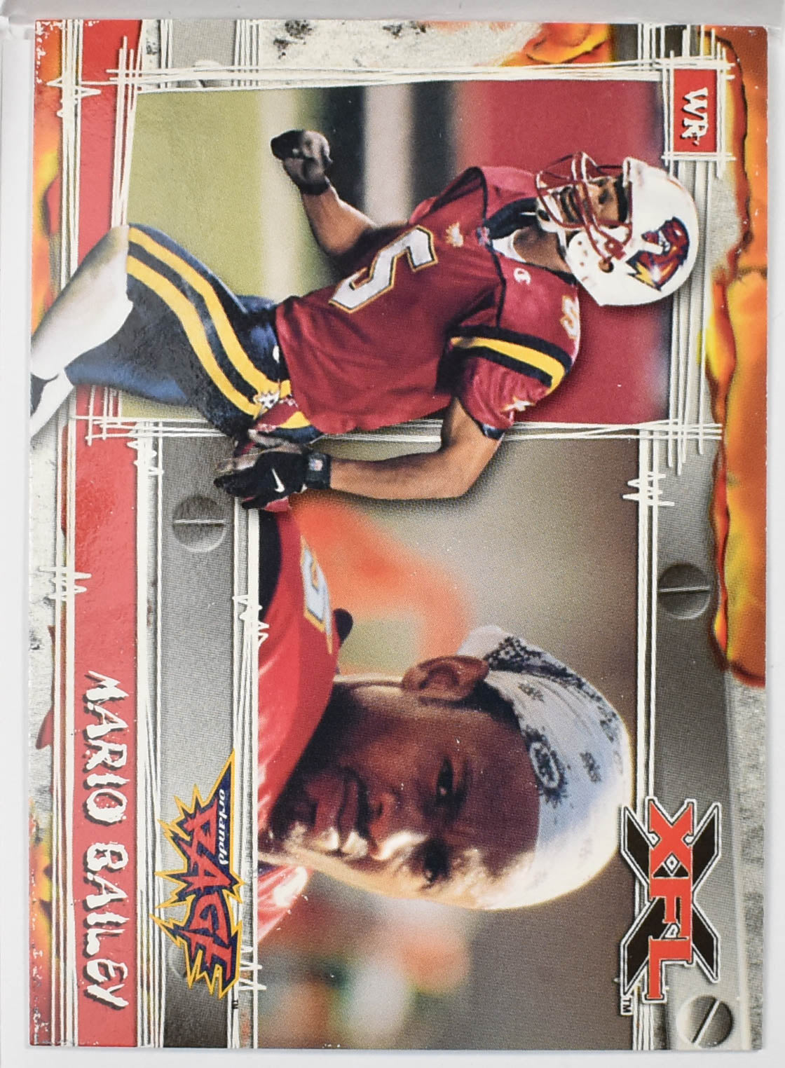 Topps XFL Football Card 2001 5 Mario Bailey