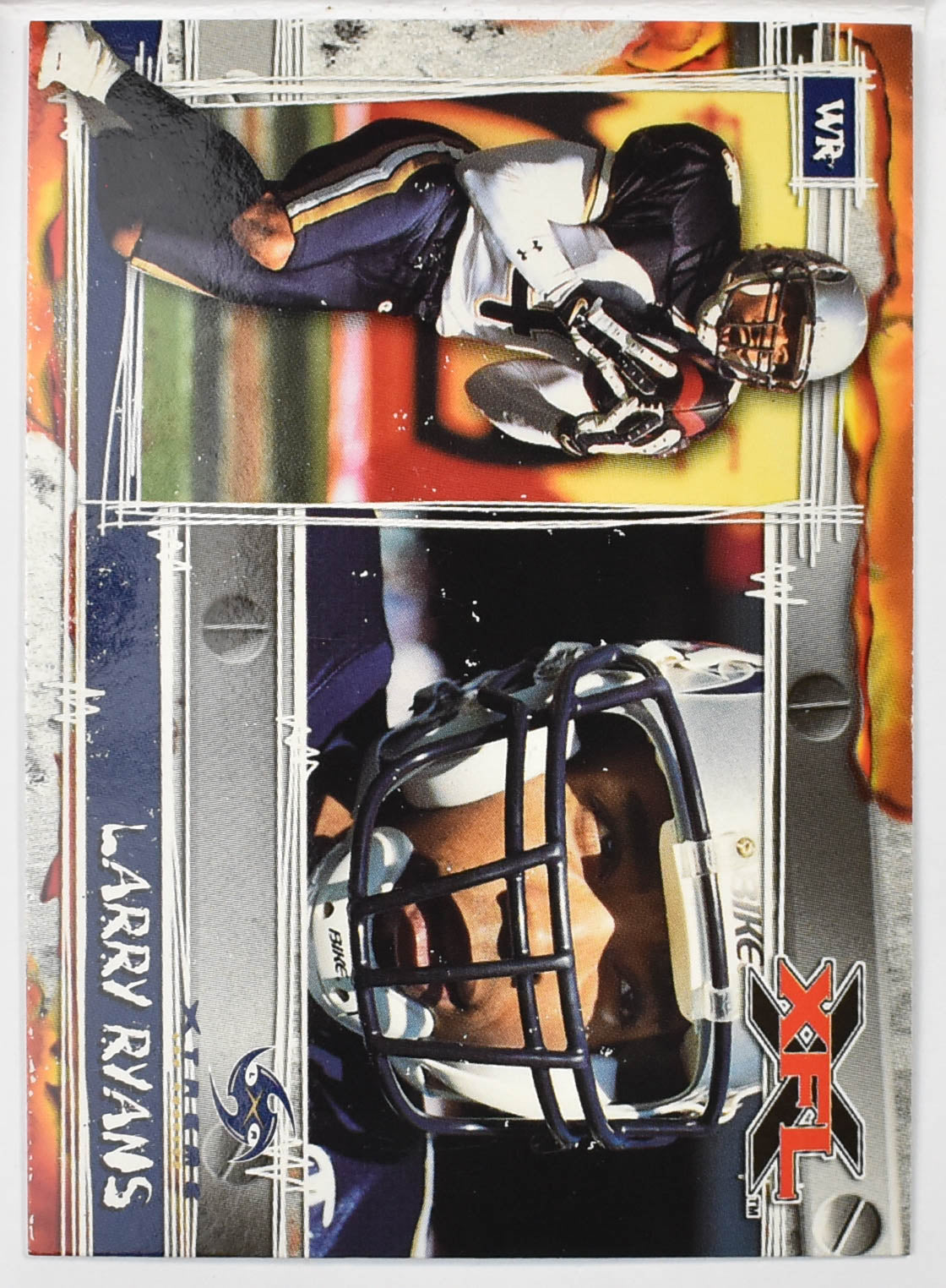 Topps XFL Football Card 2001 33 Larry Ryans