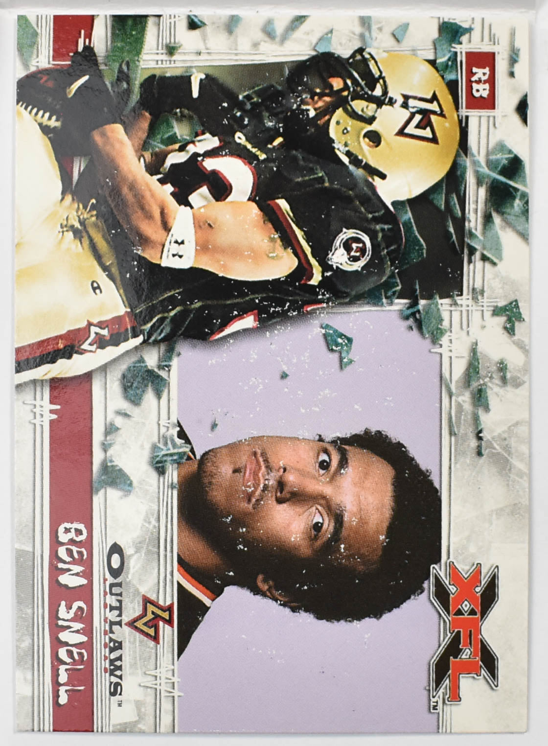 Topps XFL Football Card 2001 41 Ben Snell