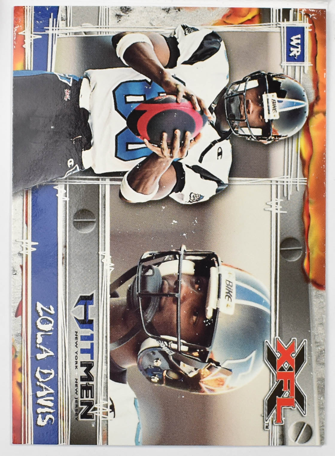 Topps XFL Football Card 2001 49 Zola Davis