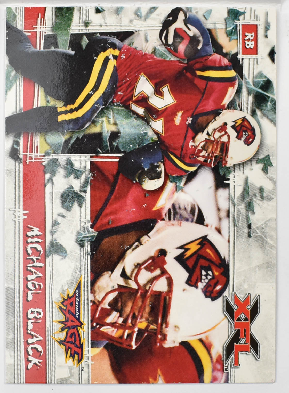 Topps XFL Football Card 2001 63 Michael Black